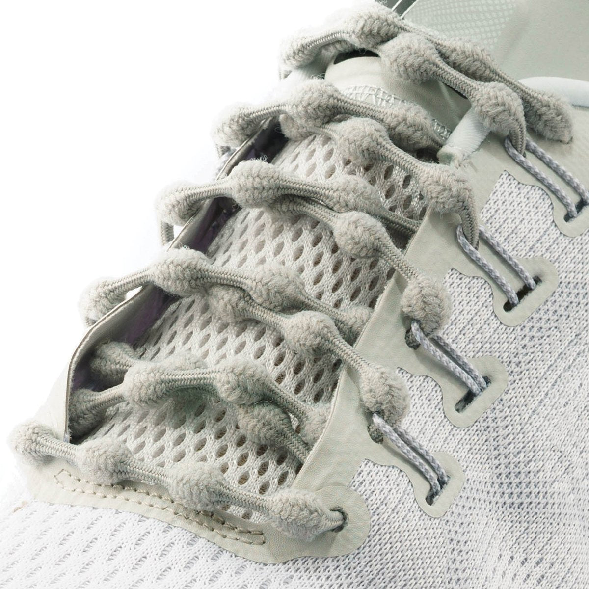 Unisex Caterpy Unisex Caterpy Run Performance Elastic No Tie Shoelaces Ghost Grey Ghost Grey