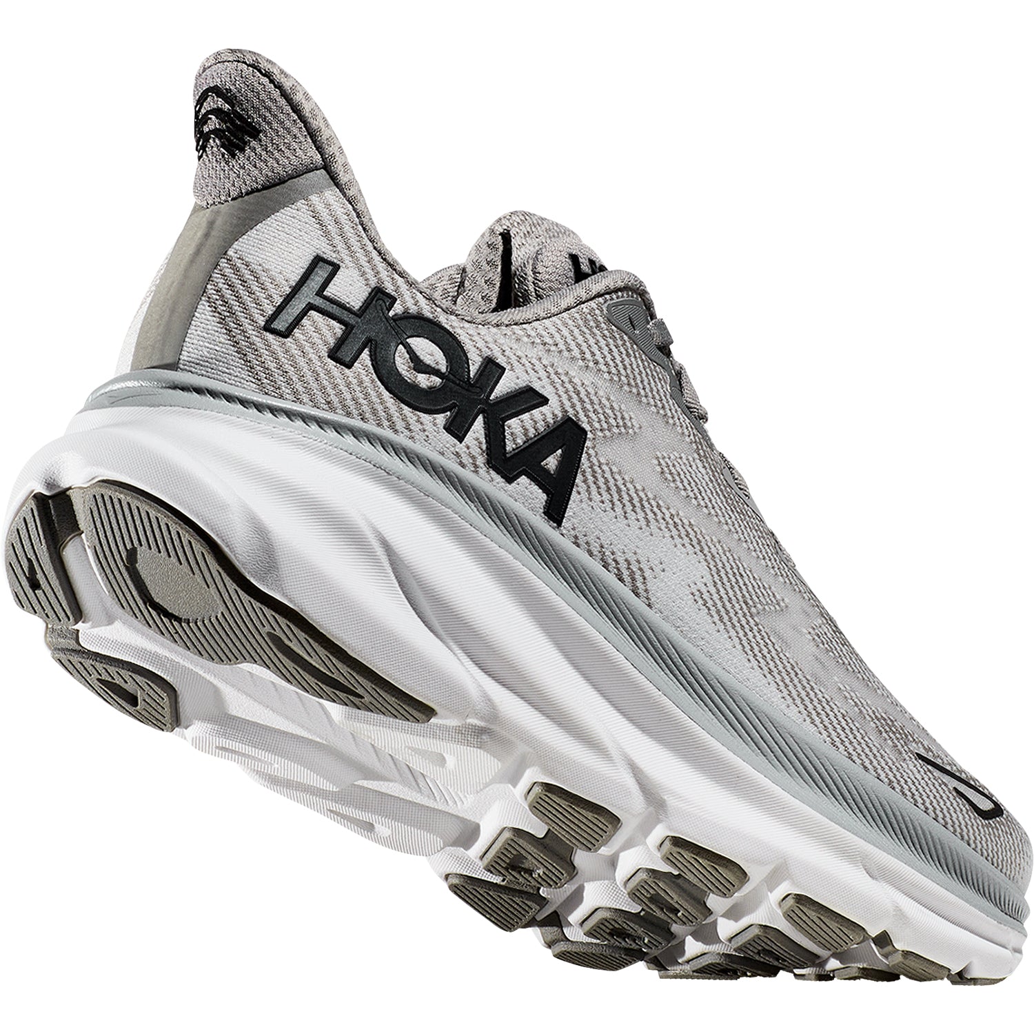 Mens Hoka one one Men's Hoka Clifton 9 Harbor Mist/Black Mesh Harbor Mist/Black Mesh