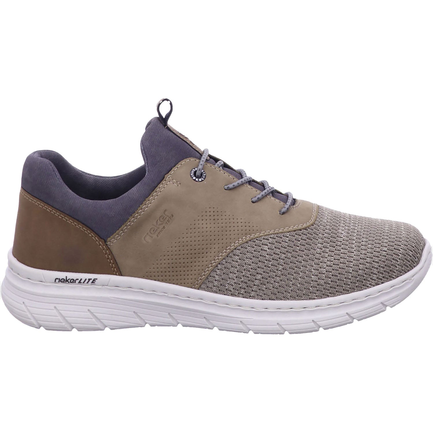 Mens Rieker Men's Rieker 13150-64 Kiesel/Fango/Nuss/Rauch Synthetic Kiesel/Fango/Nuss/Rauch Synthetic