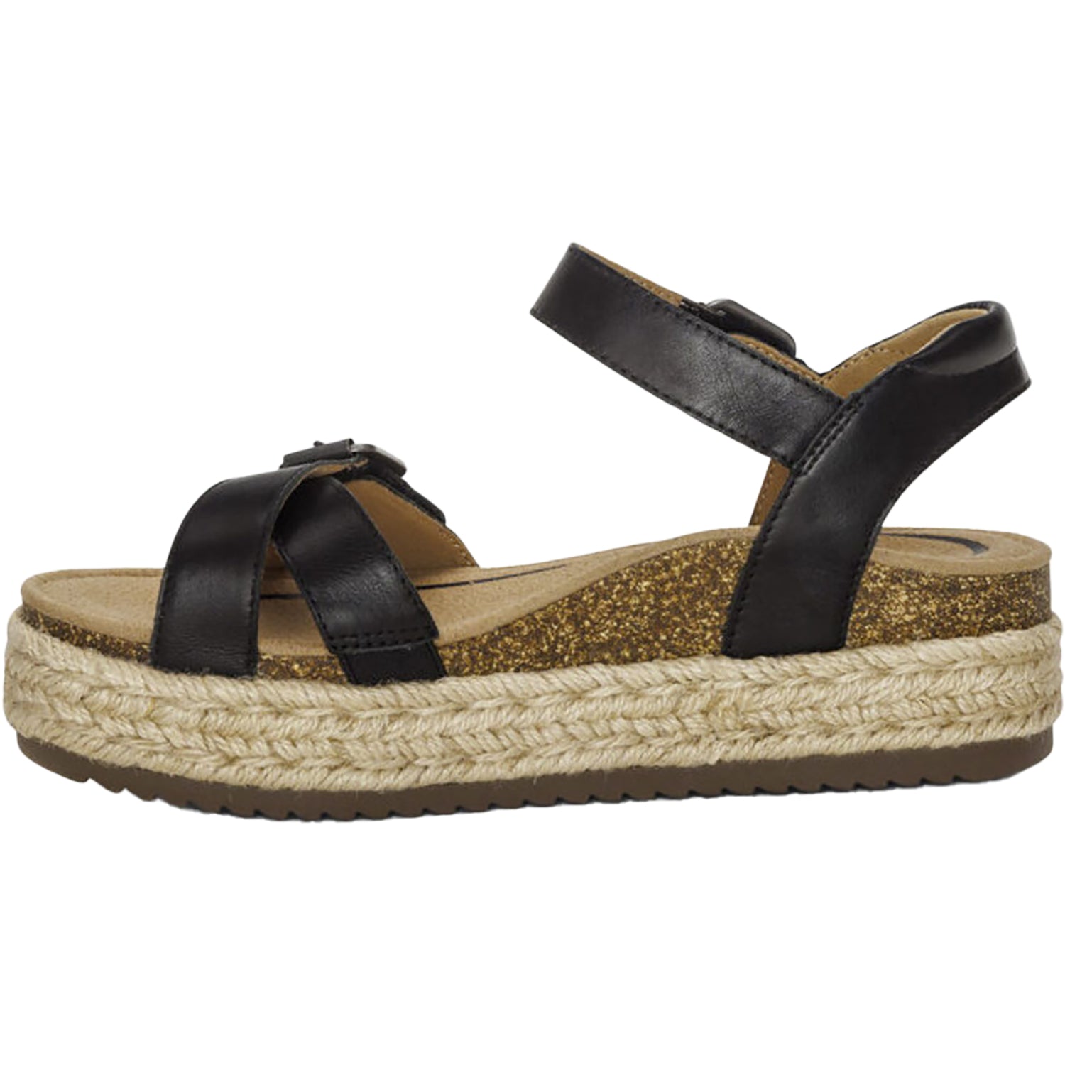 Womens Aetrex Women's Aetrex Paula Black Leather Black Leather