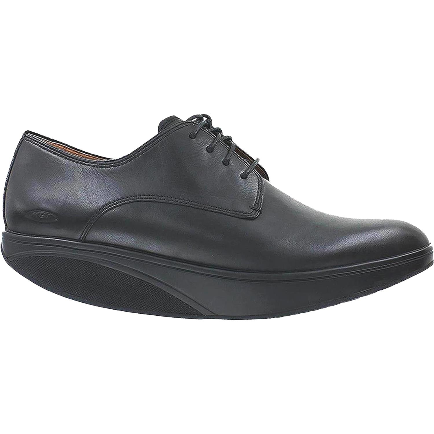 Mens Mbt Men's MBT Kabisa 5S Black Leather Black Leather