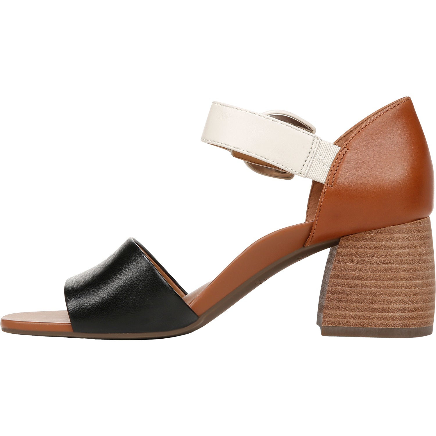 Womens Vionic Womens  Vionic Chardonnay Tan/Black/Cream Leather Tan/Black/Cream Leather