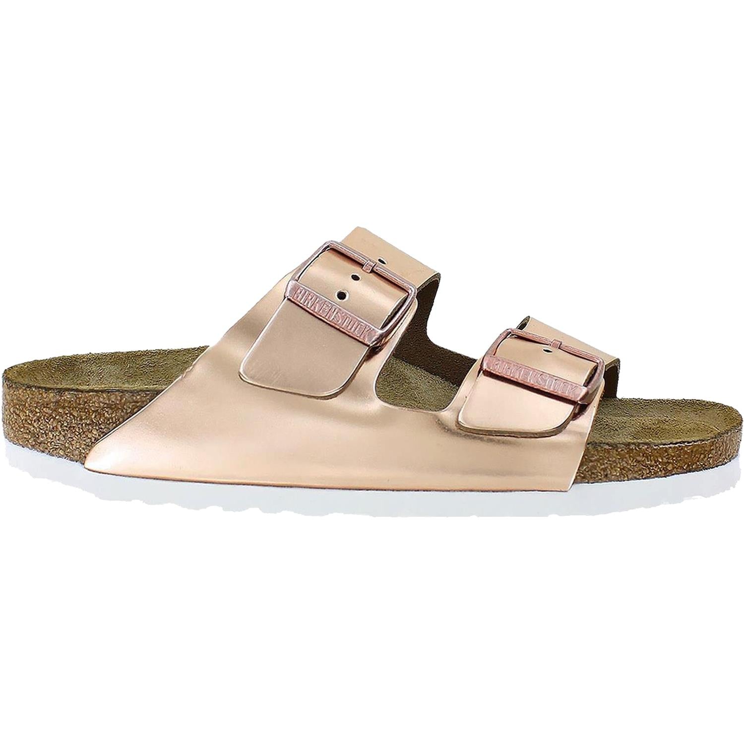 Womens Birkenstock Women's Birkenstock Arizona Soft Footbed Copper Leather Copper Leather
