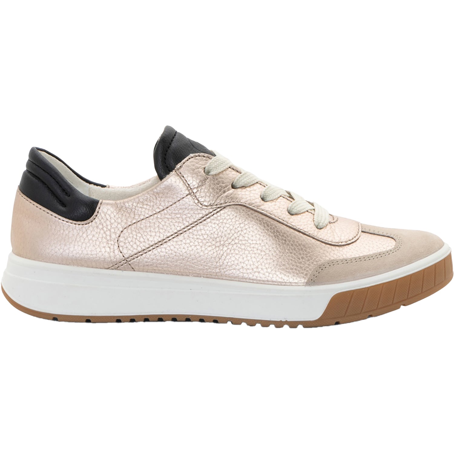 Womens Ara shoes Women's Ara Shoes Rhodes Sand Metallic Leather/Shell Suede Sand Metallic Leather/Shell Suede