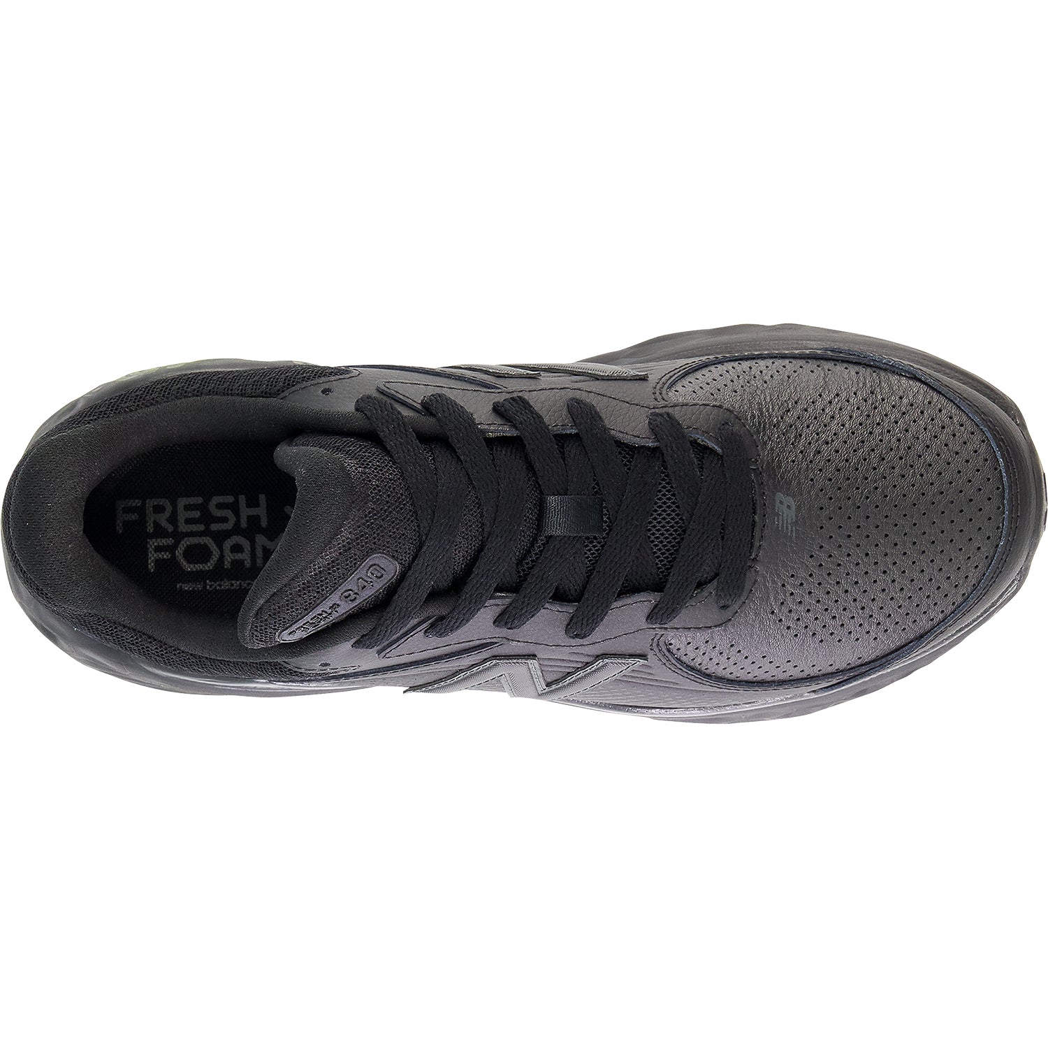 Mens New balance Men's New Balance MW840FB1 Fresh Foam X Black/Blacktop Leather Black/Blacktop Leather