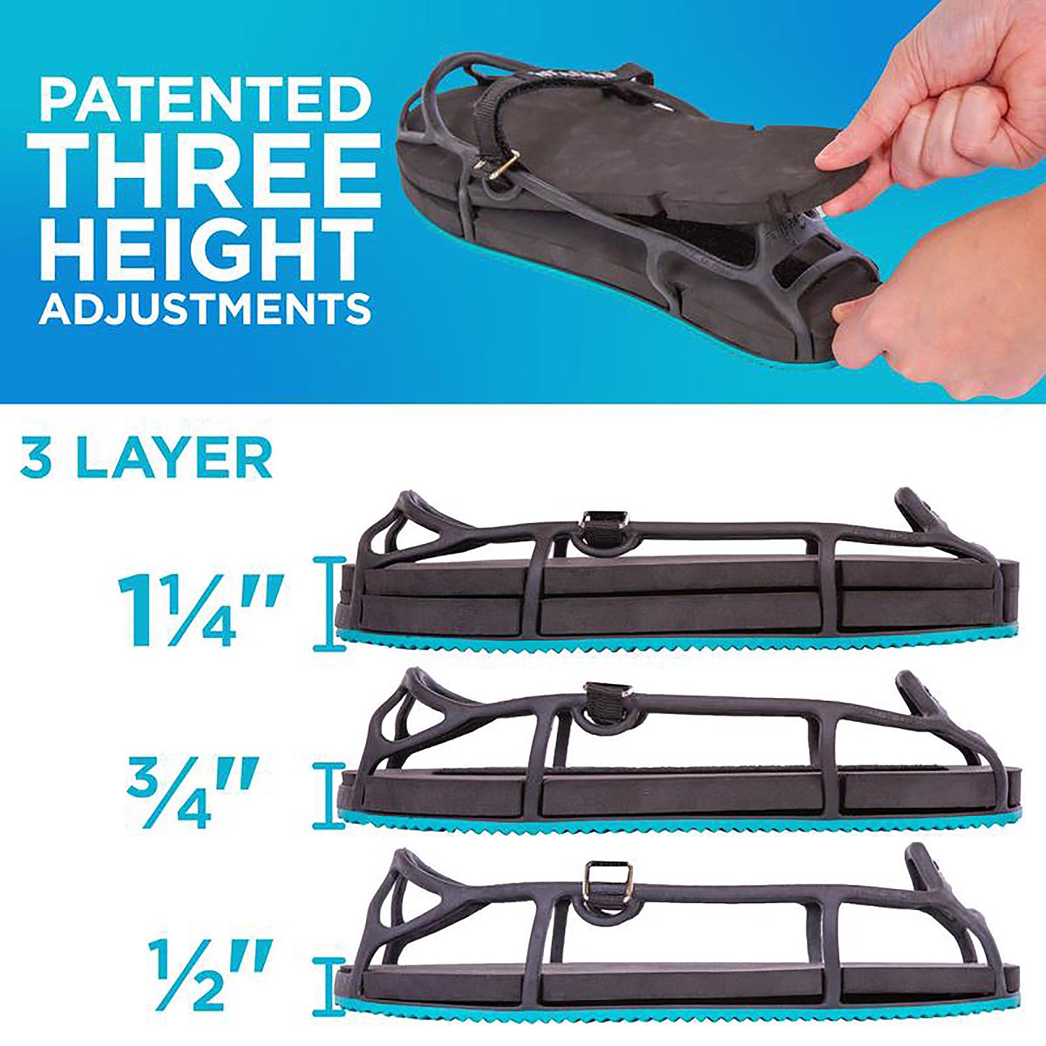 Unisex Evenup Unisex EvenUp Foot Leveler - New Improved Version Black Black