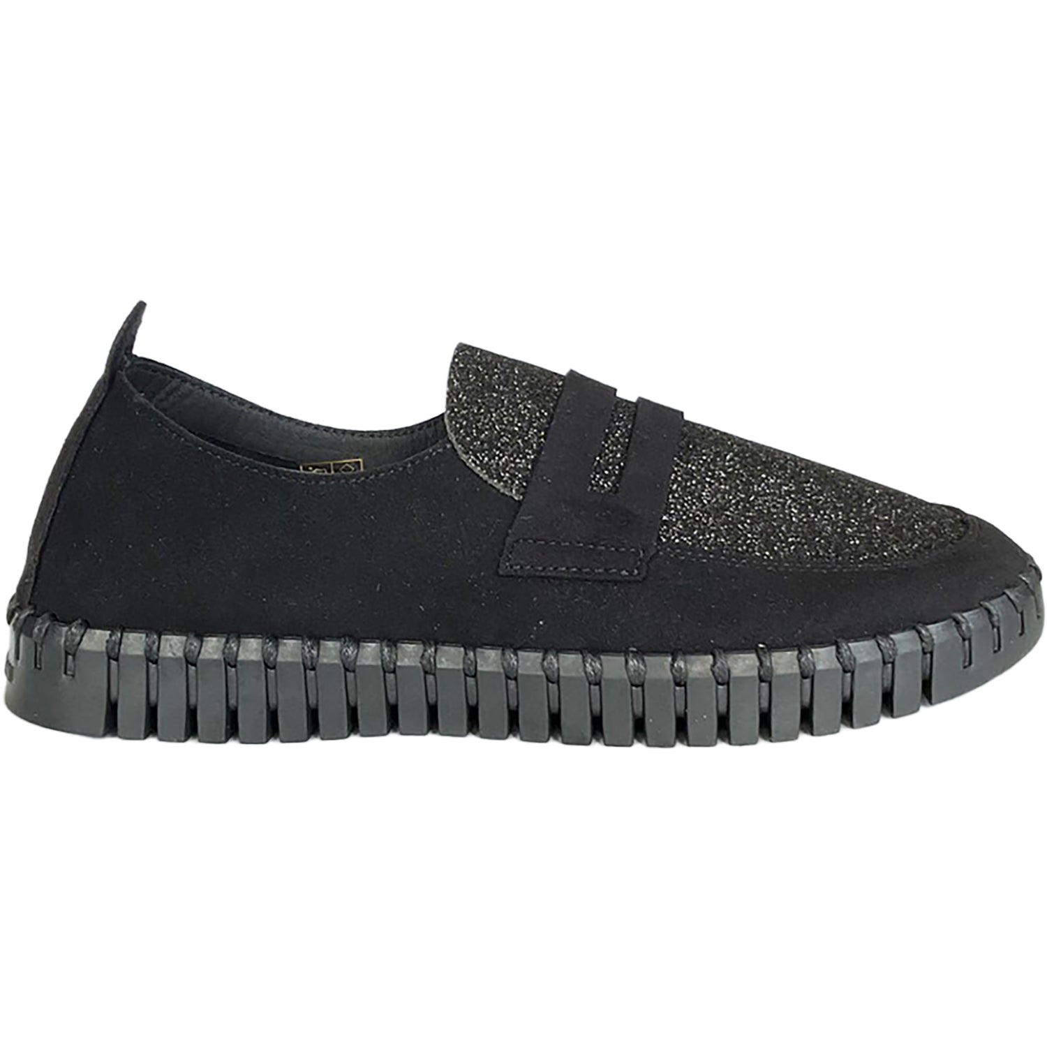 Womens Ilse jacobsen Women's Ilse Jacobsen Tulip 3882 Loafer Black Combi Synthetic Black Combi