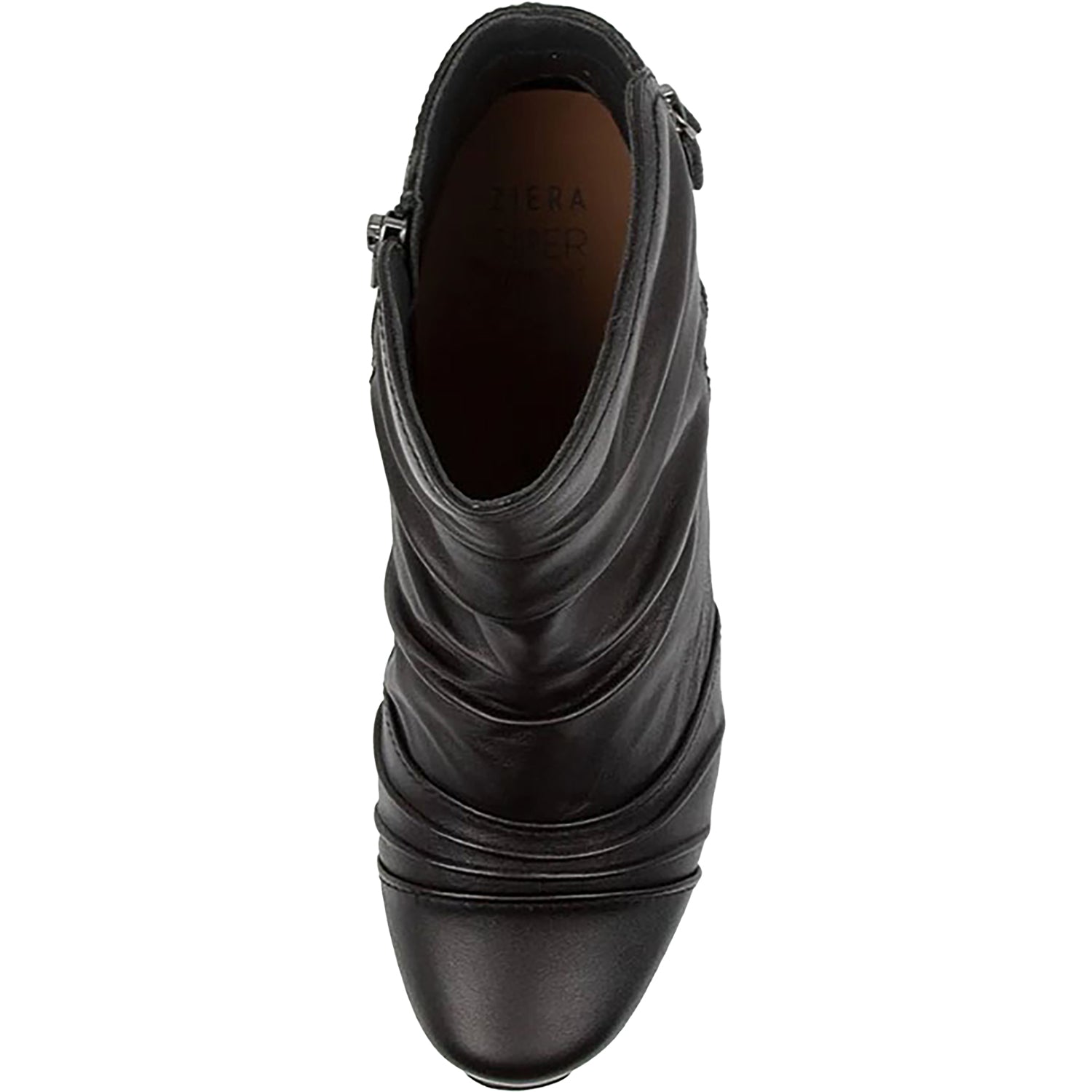 Womens Ziera Women's Ziera Camryn Wide Black Leather Black Leather
