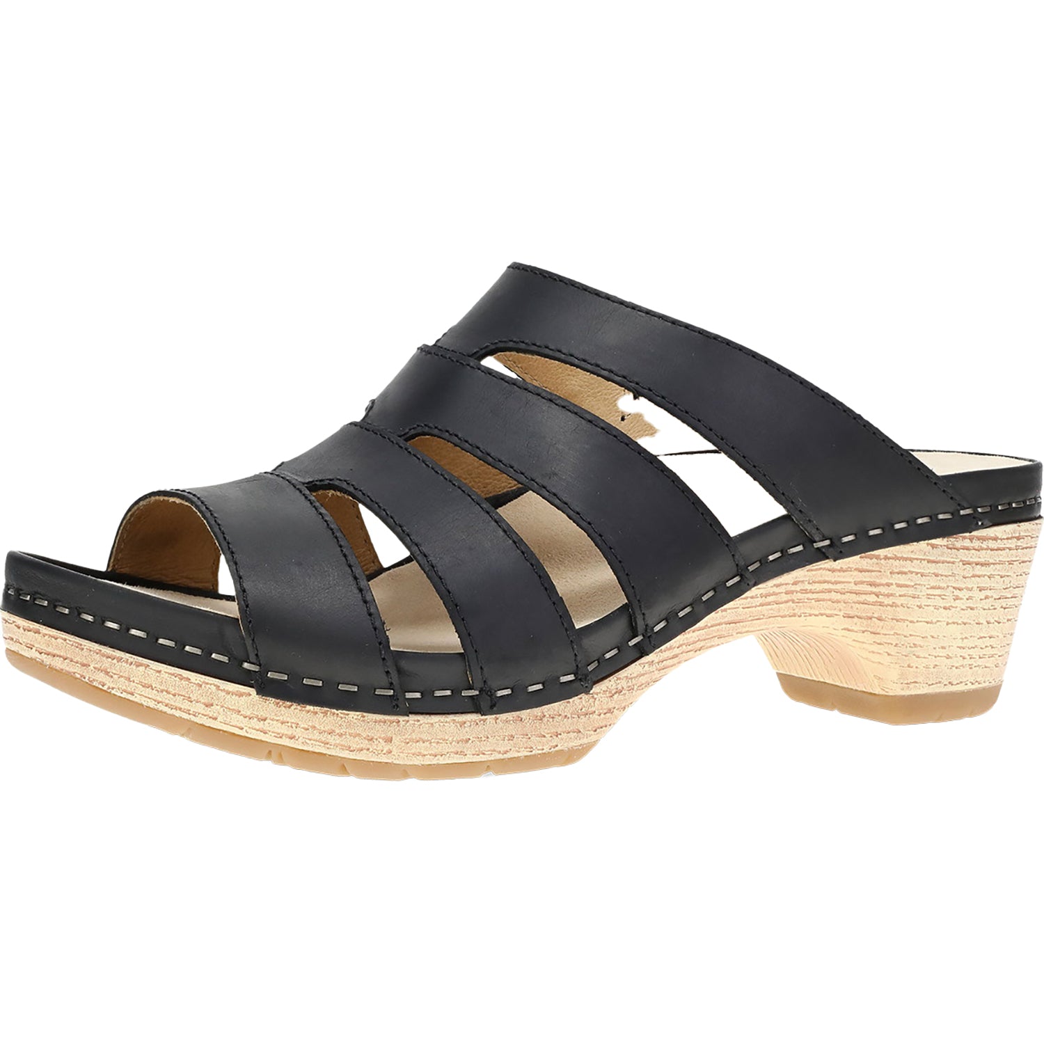 Womens Dansko Women's Dansko Lyndi Black Oiled Pull Up Leather Black Oiled Pull Up Leather