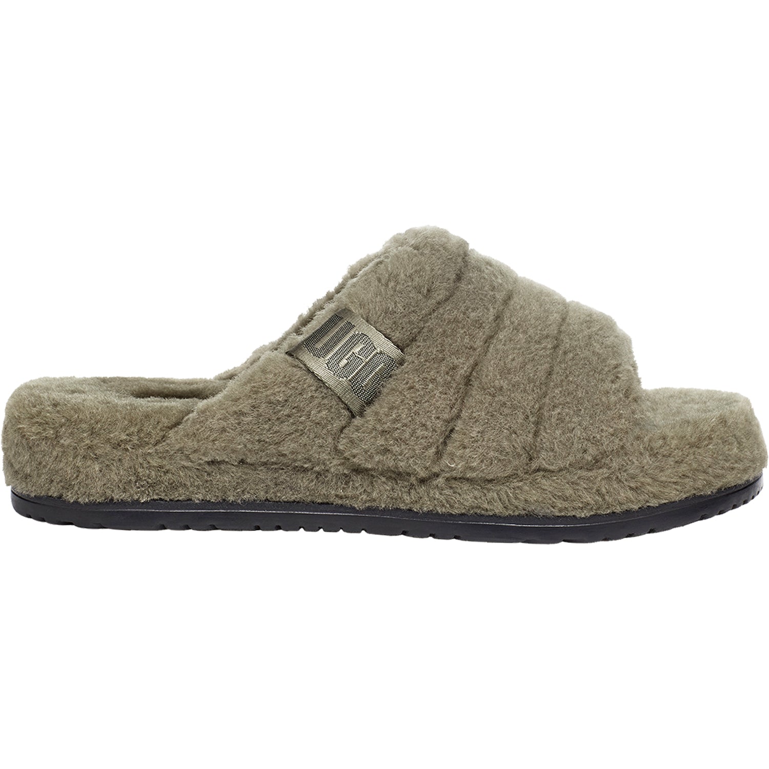 Mens Ugg Men's UGG Fluff You Burnt Olive Wool Burnt Olive Wool