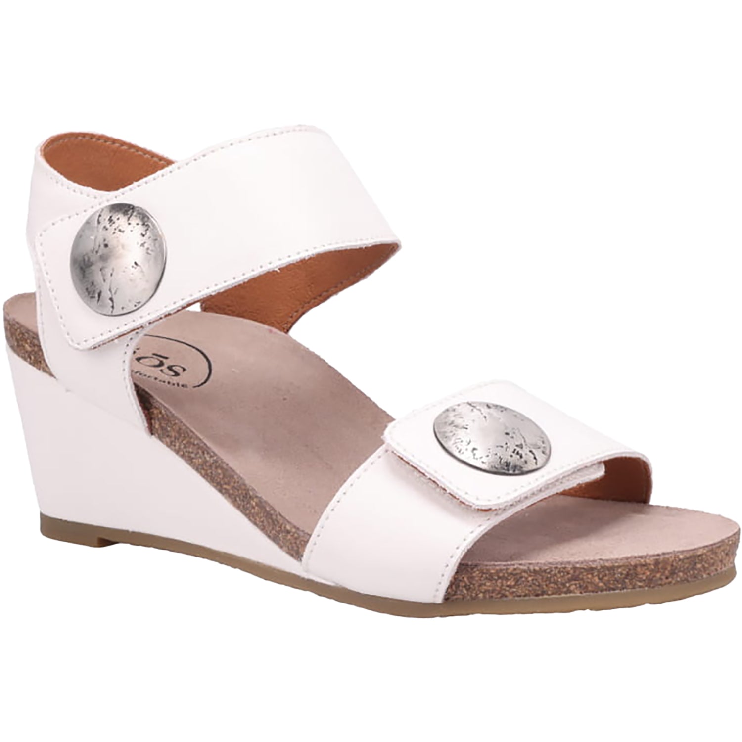 Womens Taos Women's Taos Carousel 3 White Leather White Leather