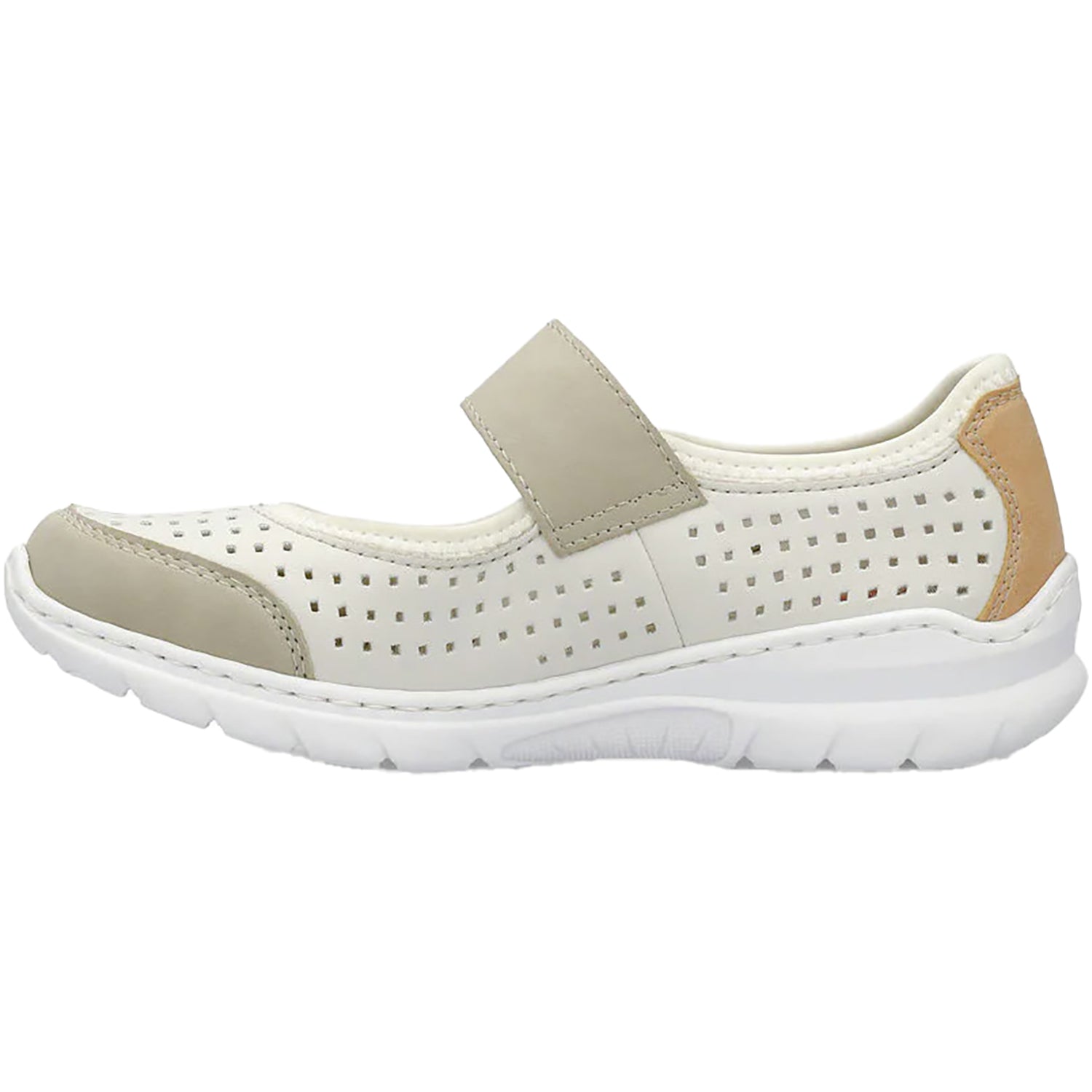 Womens Rieker Women's Rieker L32B5-81 Nikita Ginger/Off White Synthetic Ginger/Off White Synthetic