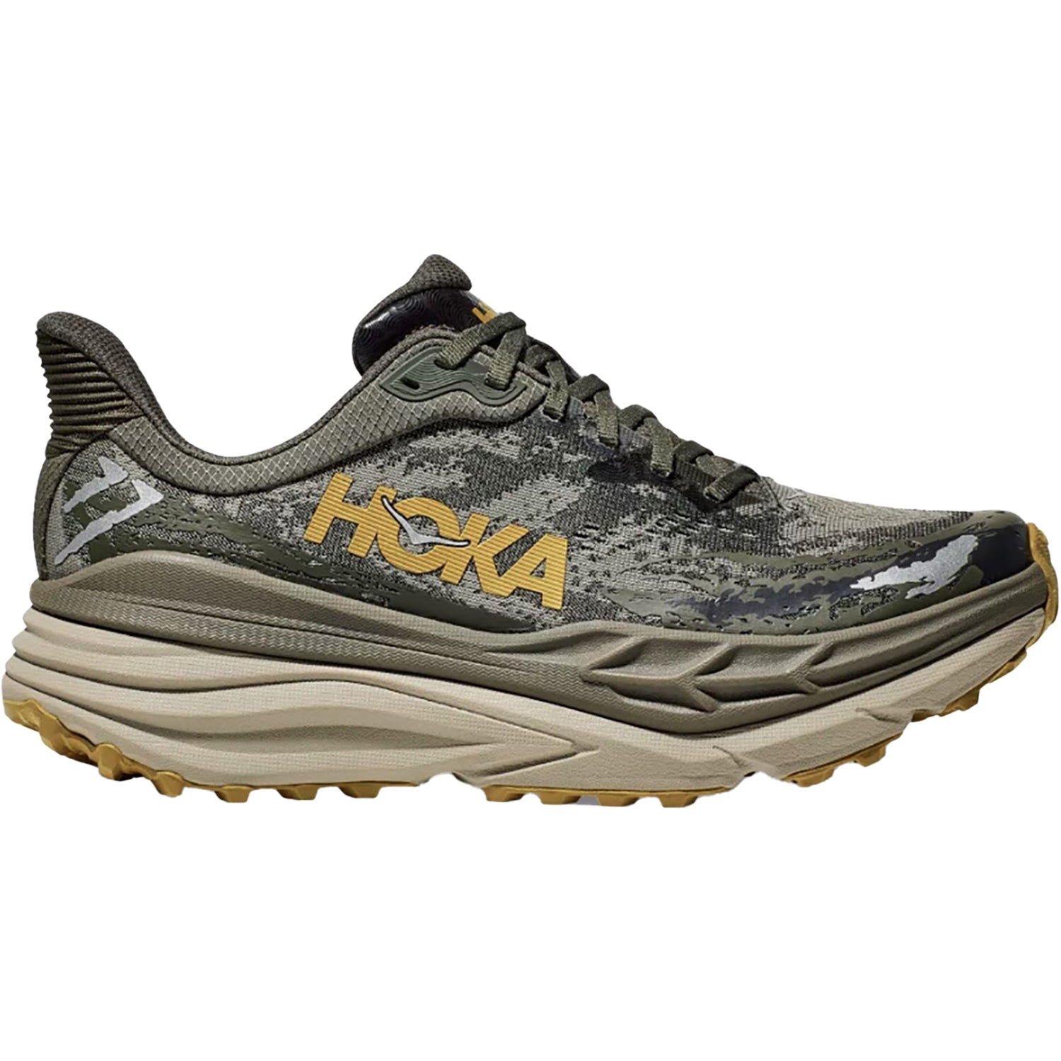 Mens Hoka one one Men's Hoka Stinson ATR 7 Olive Haze/Forest Cover Mesh Olive Haze/Forest Cover