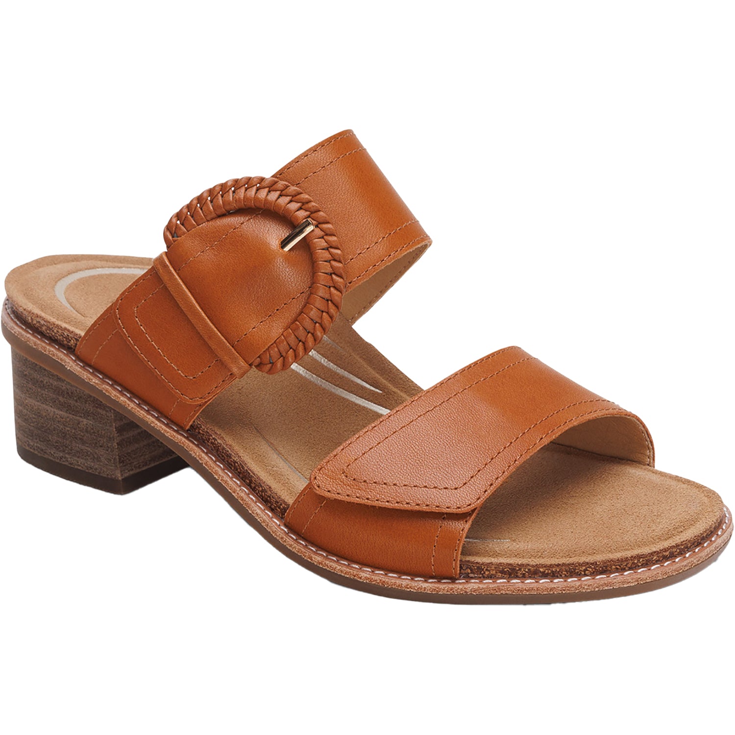 Womens Aetrex Women's Aetrex Tatiana Cognac Leather Cognac Leather