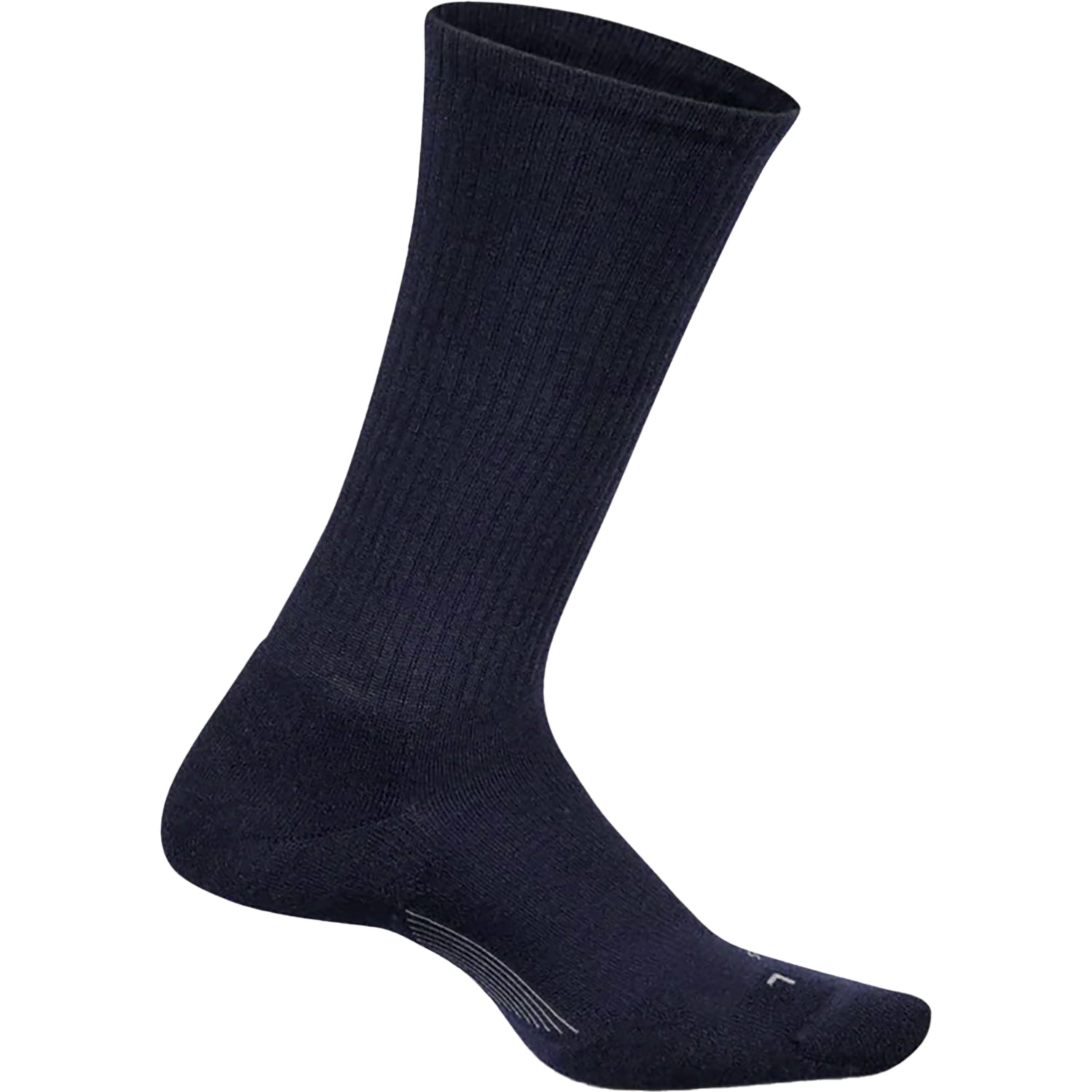 Mens Feetures Men's Feetures Everyday Max Cushion Casual Rib Crew Socks Navy Navy