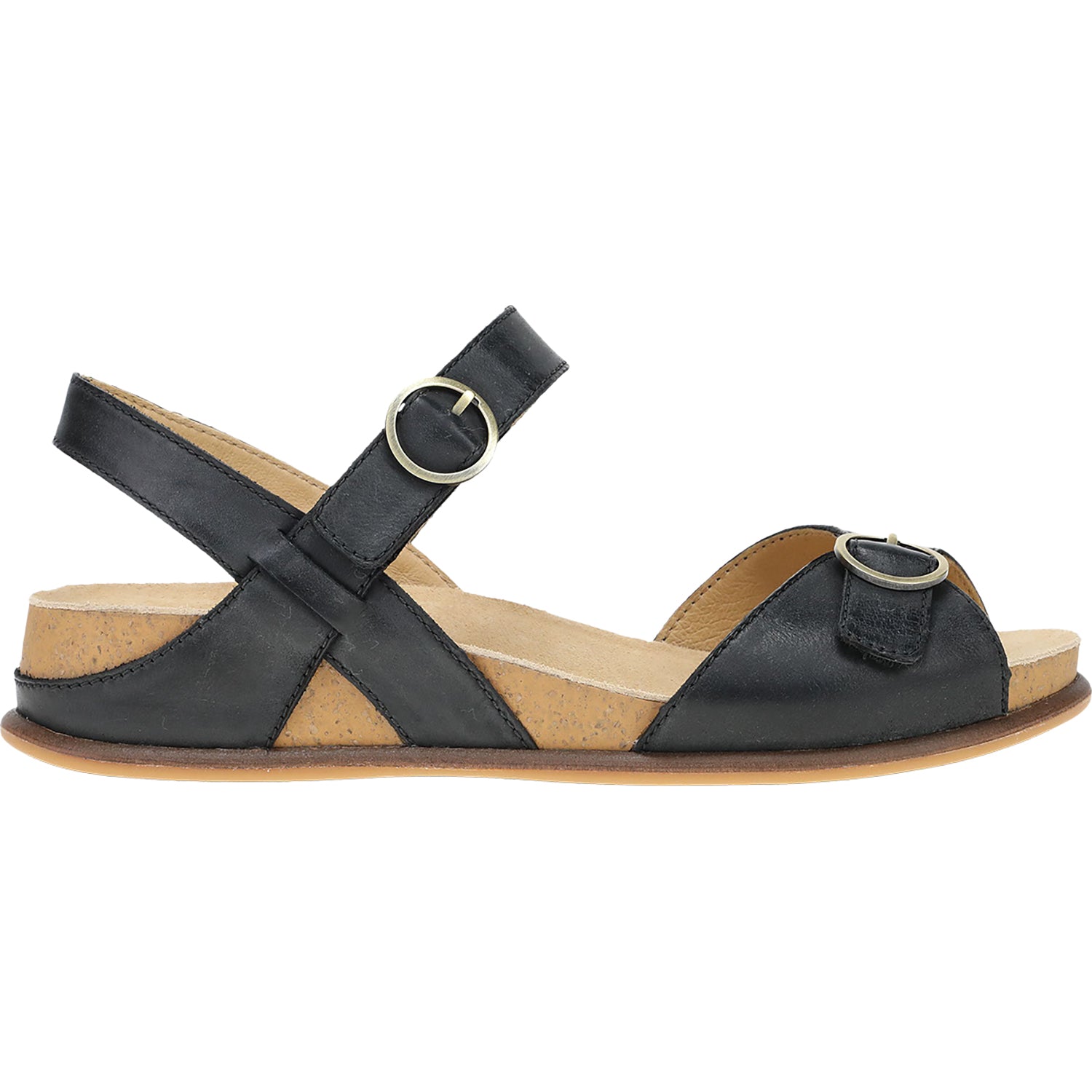 Womens Dansko Women's Dansko Candace Black Burnished Nappa Leather Black Burnished Nappa Leather