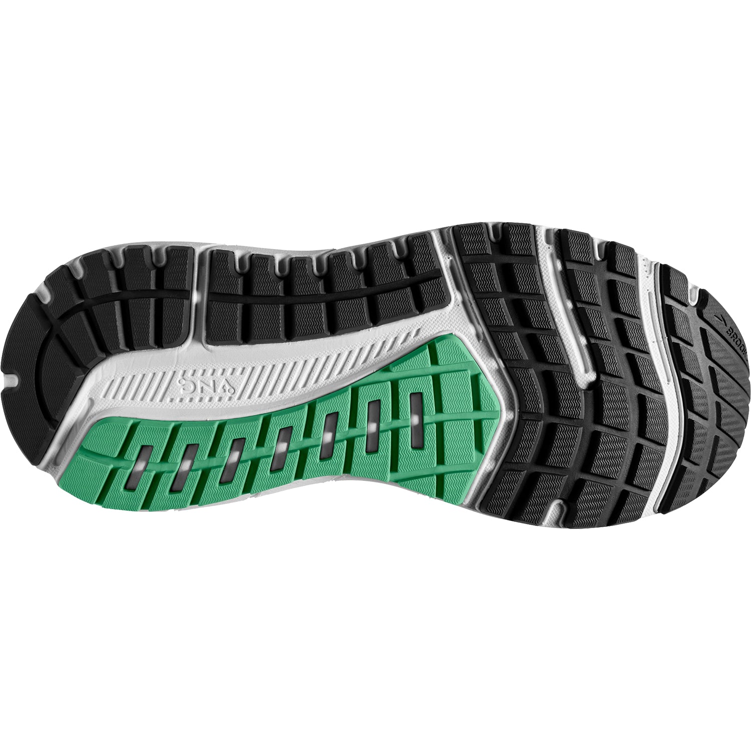 Womens Brooks Women's Brooks Ariel 20 Alloy/Blackened Pearl/Green Mesh Alloy/Blackened Pearl/Green Mesh