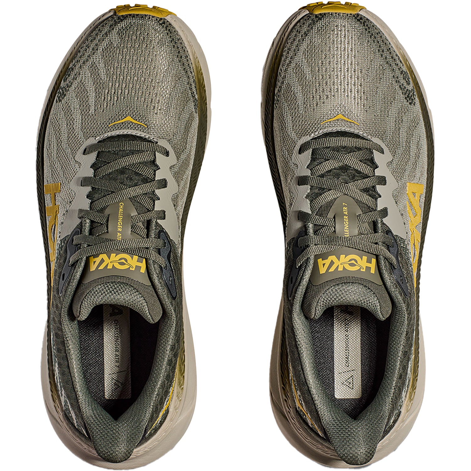 Mens Hoka one one Men's Hoka Challenger ATR 7 Olive Haze/Forest Cover Mesh Olive Haze/Forest Cover Mesh