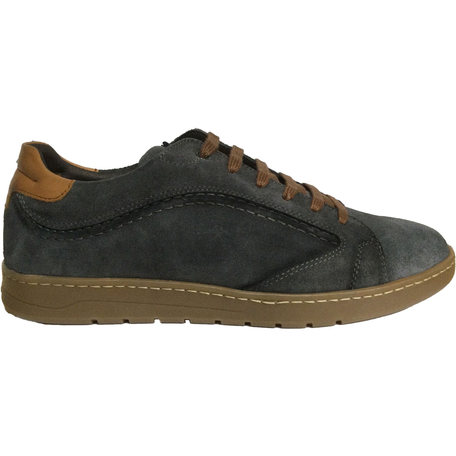 Mens Fluchos Men's Fluchos Leo Graphite Suede Graphite Suede