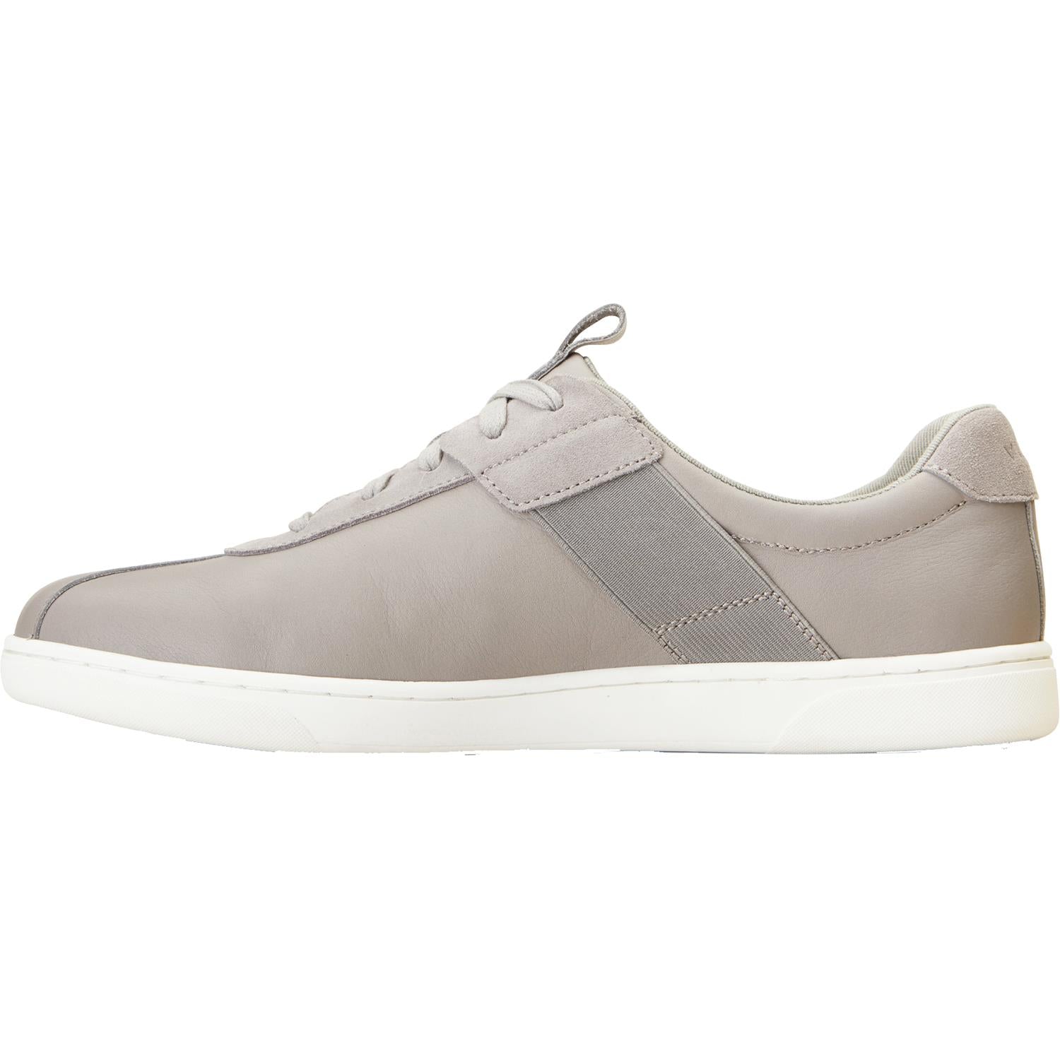 Mens Vionic Men's Vionic Lono Light Grey Leather Light Grey Leather