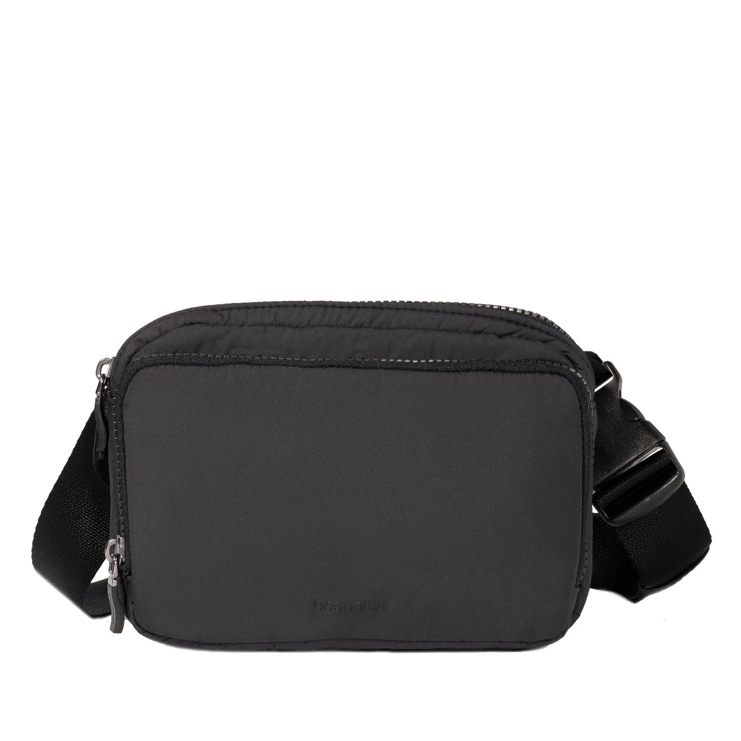 Womens Baggallini Baggallini Modern Belt Bag Sling Black Puff Black Puff