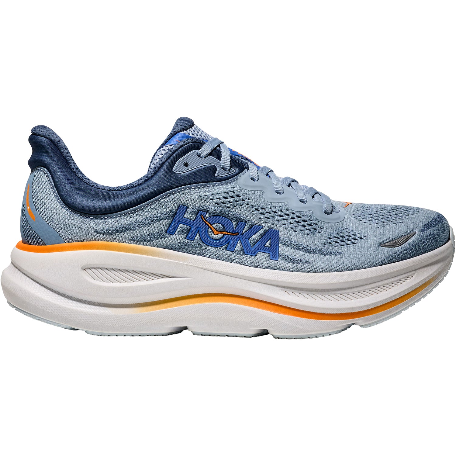 Mens Hoka one one Men's Hoka Bondi 9 Drizzle/Downpour Mesh Drizzle/Downpour