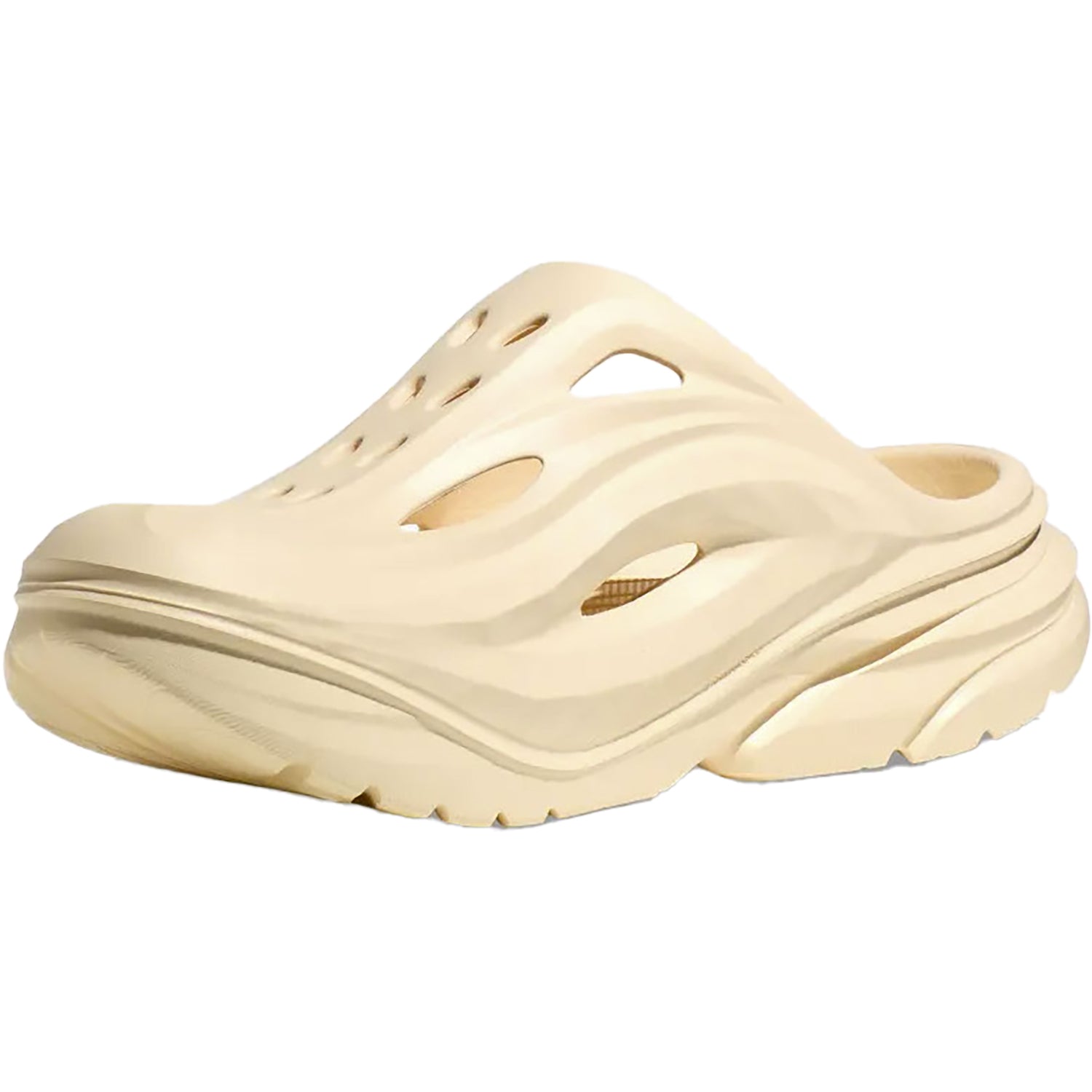 Unisex Hoka one one Unisex Hoka Ora Recovery Mule Vanilla/Vanilla Synthetic Vanilla/Vanilla Synthetic