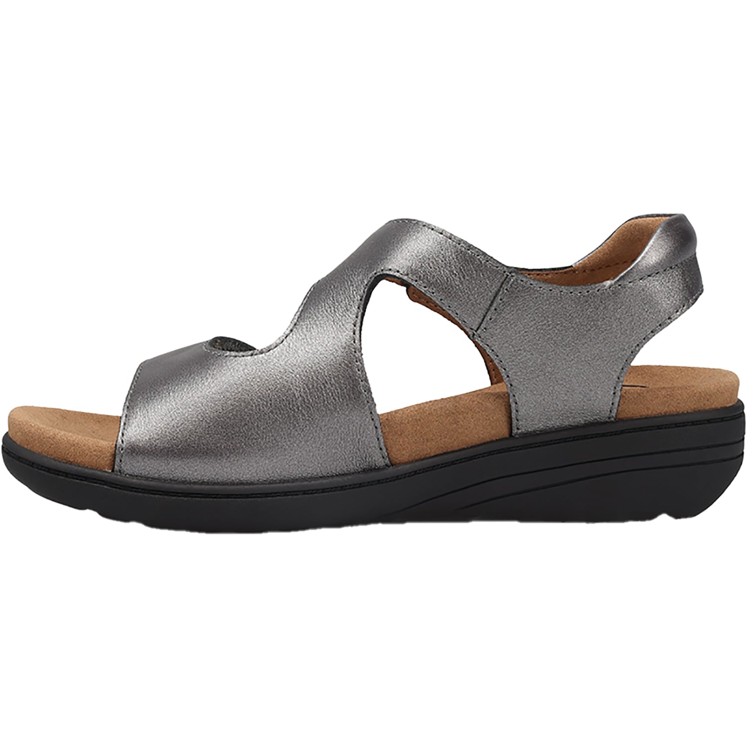 Womens Taos Women's Taos Serene Pewter Leather Pewter Leather