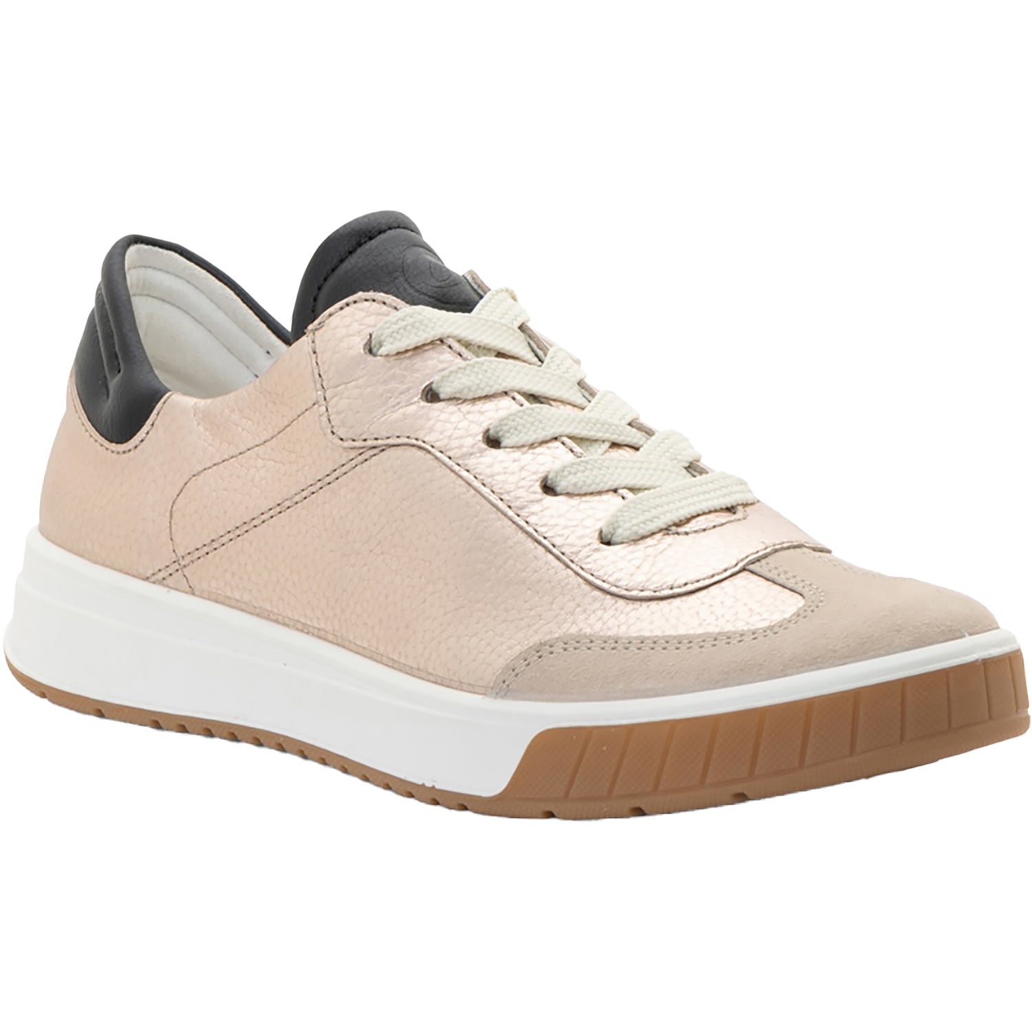 Womens Ara shoes Women's Ara Shoes Rhodes Sand Metallic Leather/Shell Suede Sand Metallic Leather/Shell Suede