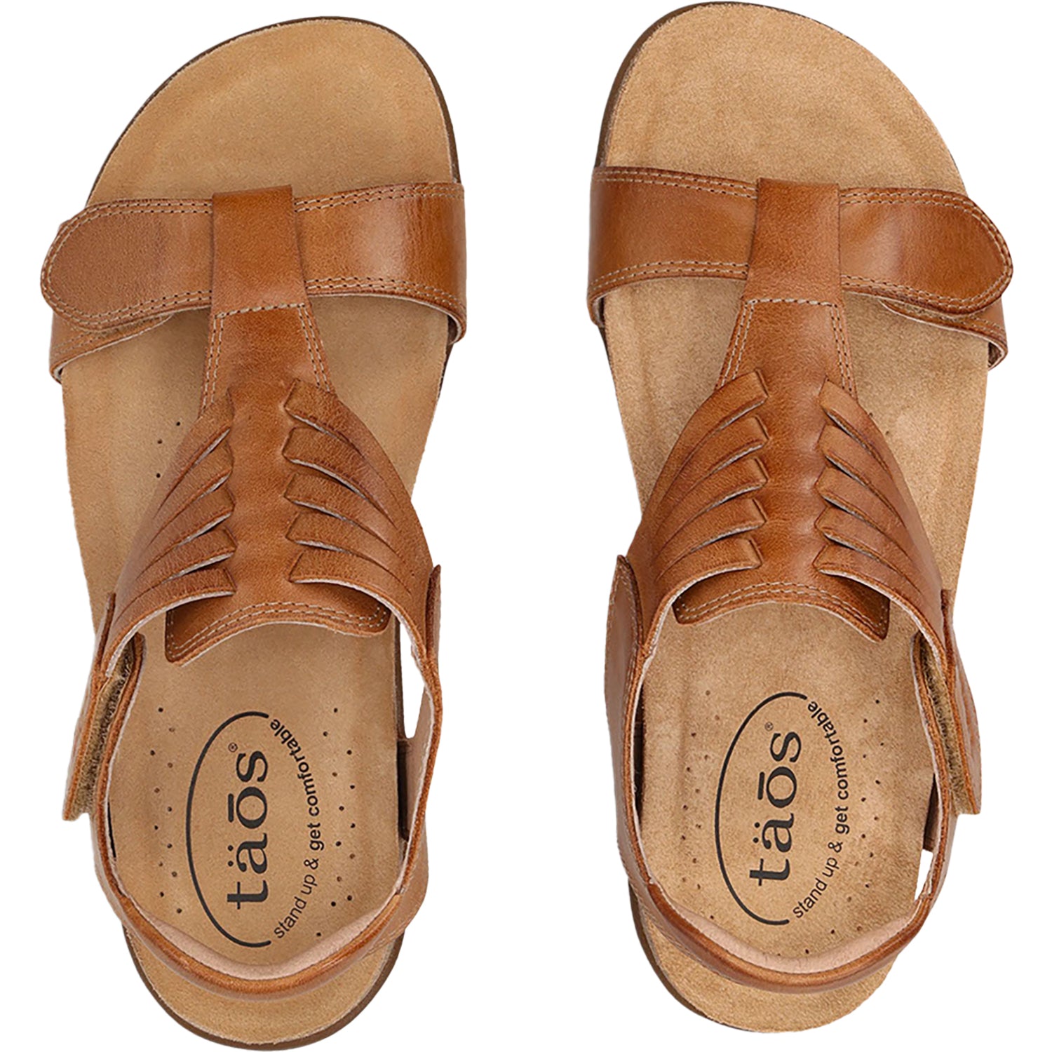 Womens Taos Women's Taos Wonderful Caramel Leather Caramel Leather