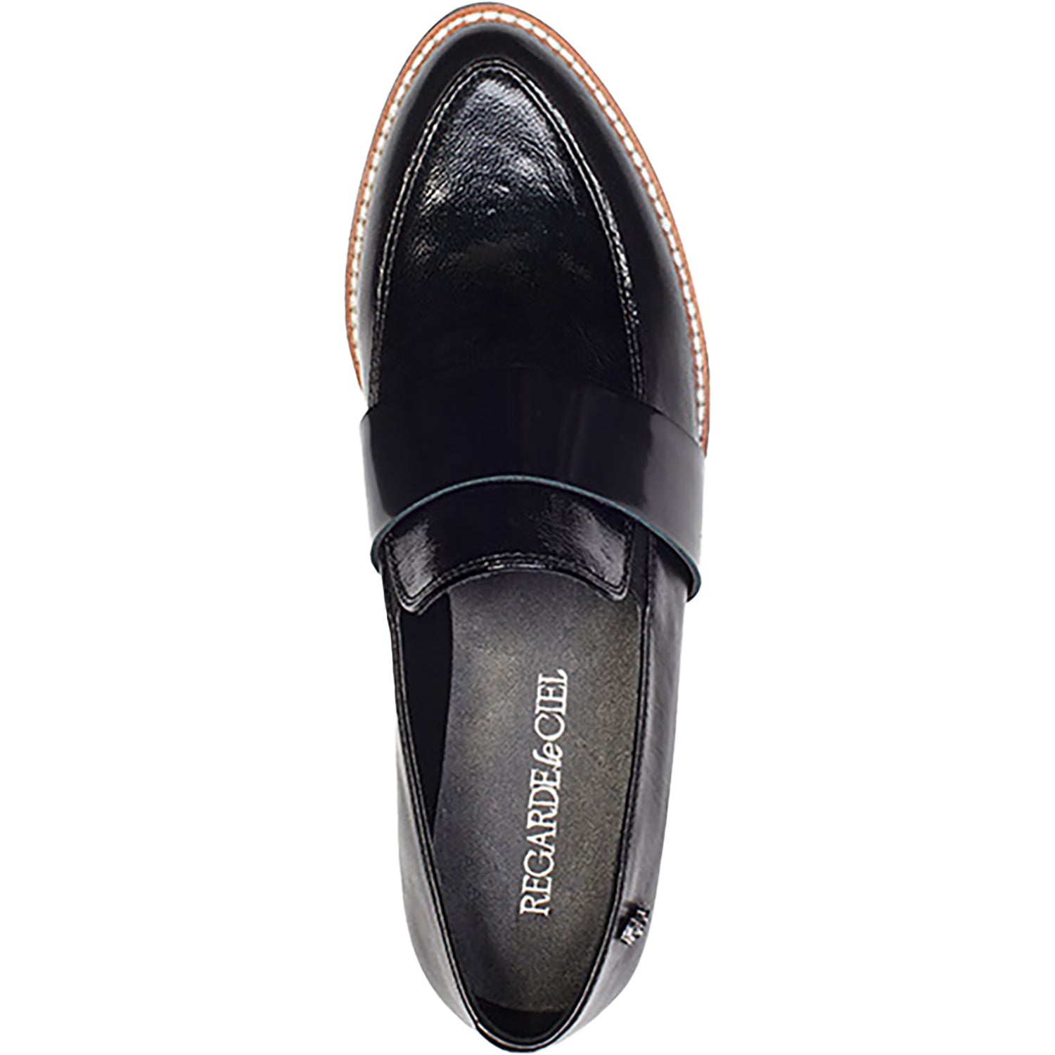 Womens Regarde le ciel Women's Regarde Le Ciel Maisha-01 Black Pat/Black Smooth Leather Black Pat/Black Smooth Leather