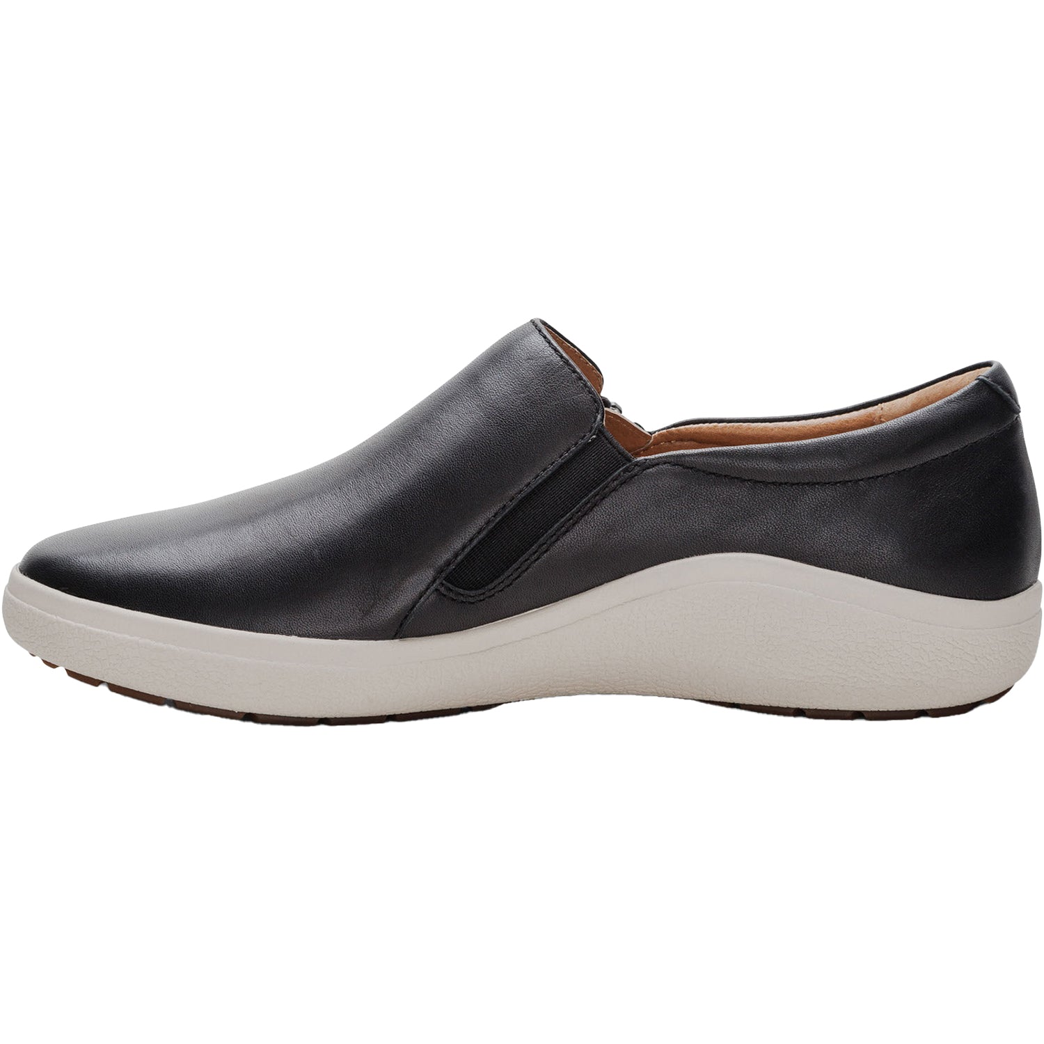 Womens Aetrex Women's Aetrex Jenna Black Leather Black Leather