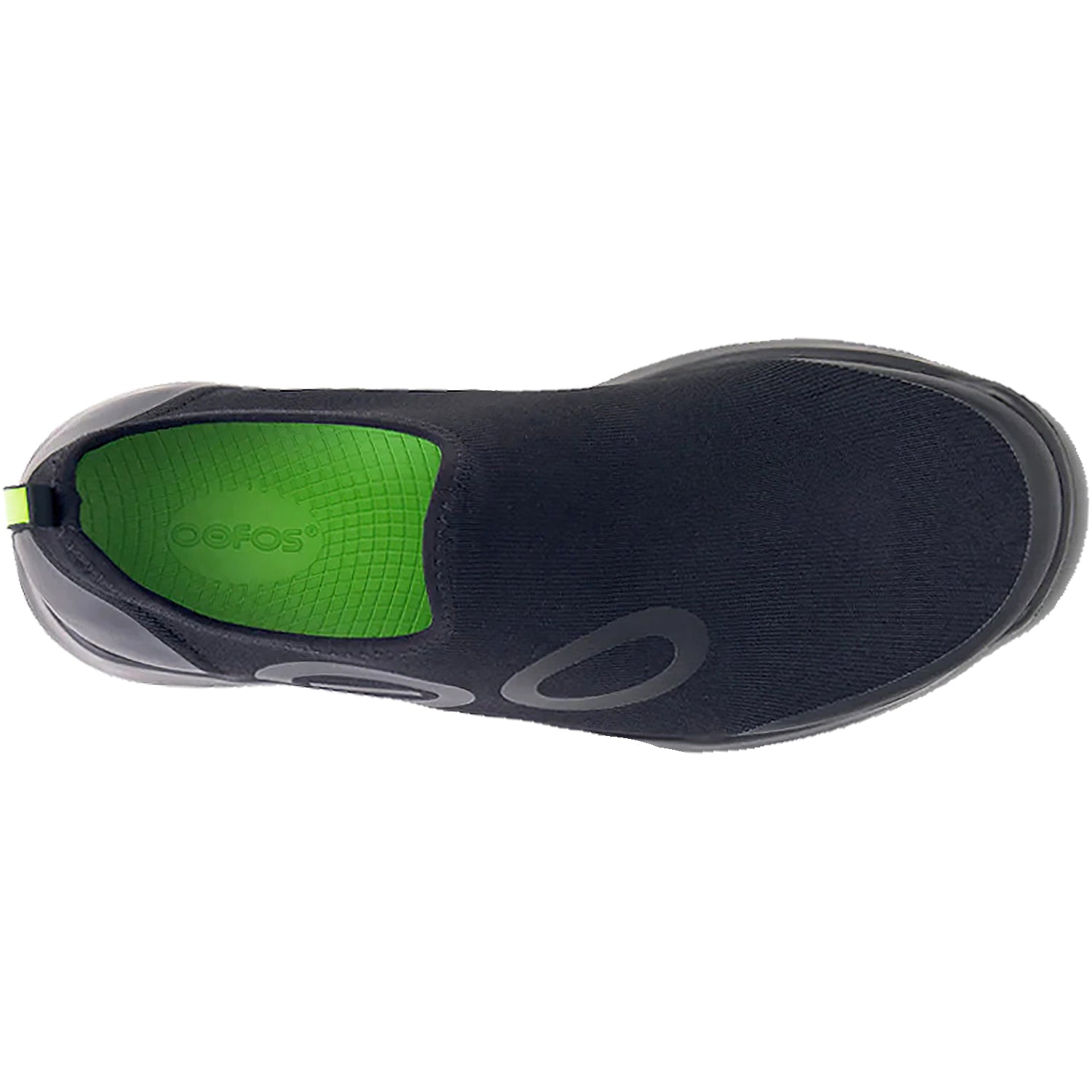 Mens Oofos Men's OOFOS OOmg Sport Low Black Mesh Black Mesh