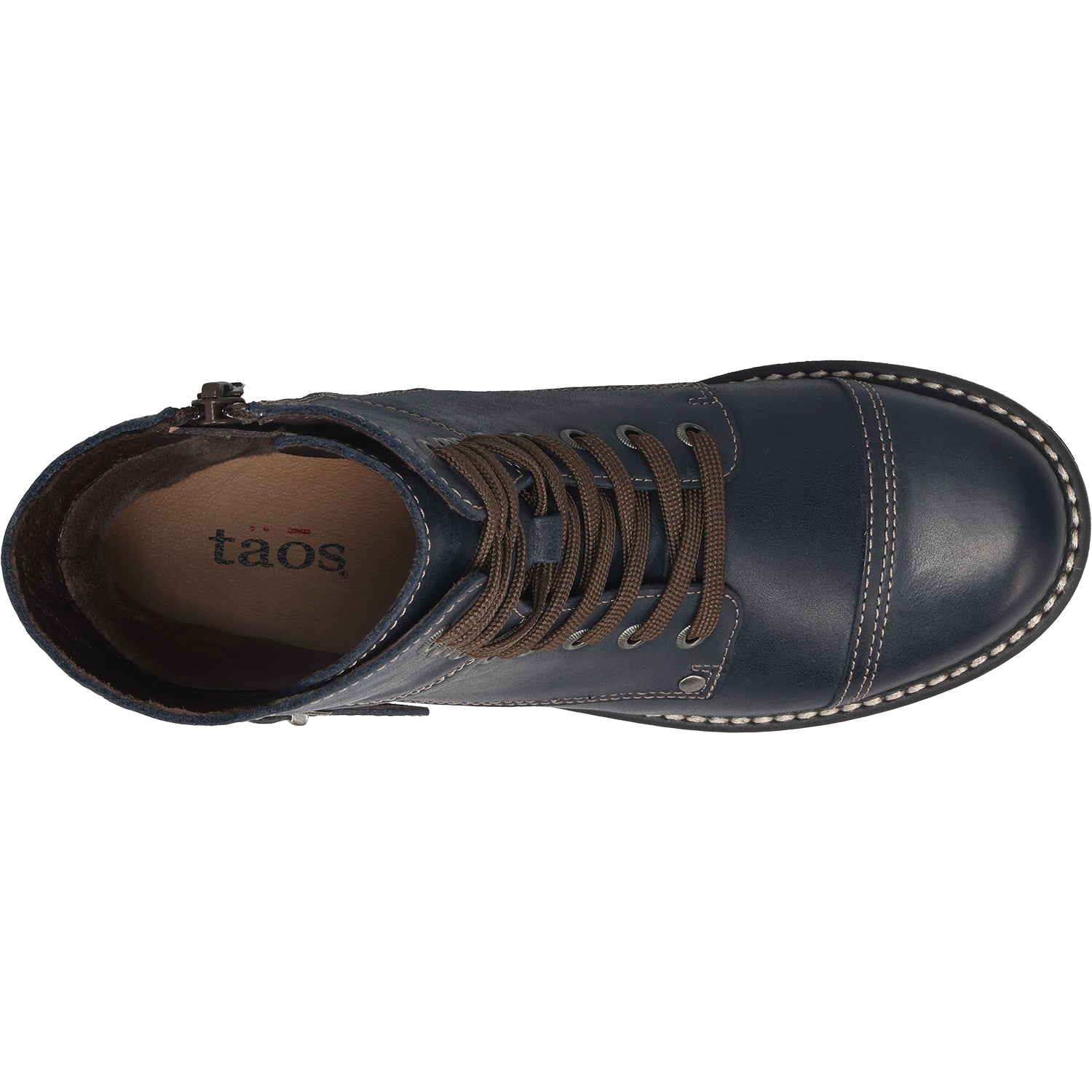 Womens Taos Women's Taos Crave Dark Blue Leather Dark Blue