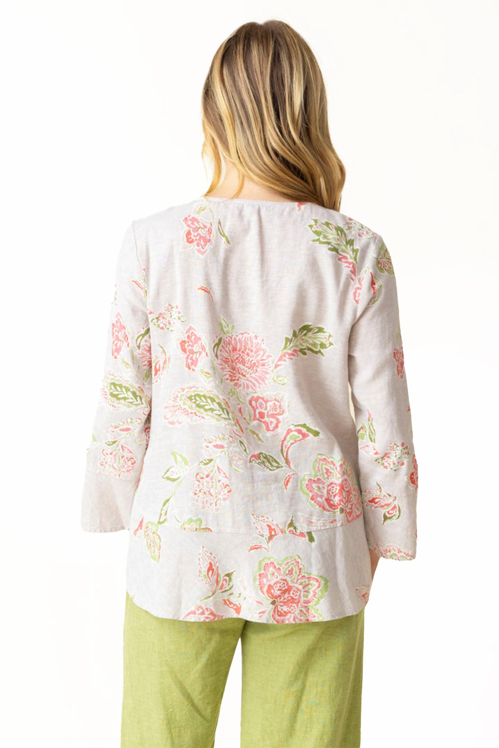 Womens Habitat Women's Habitat Linen Bloomer Ali Jacket Oatmeal Oatmeal