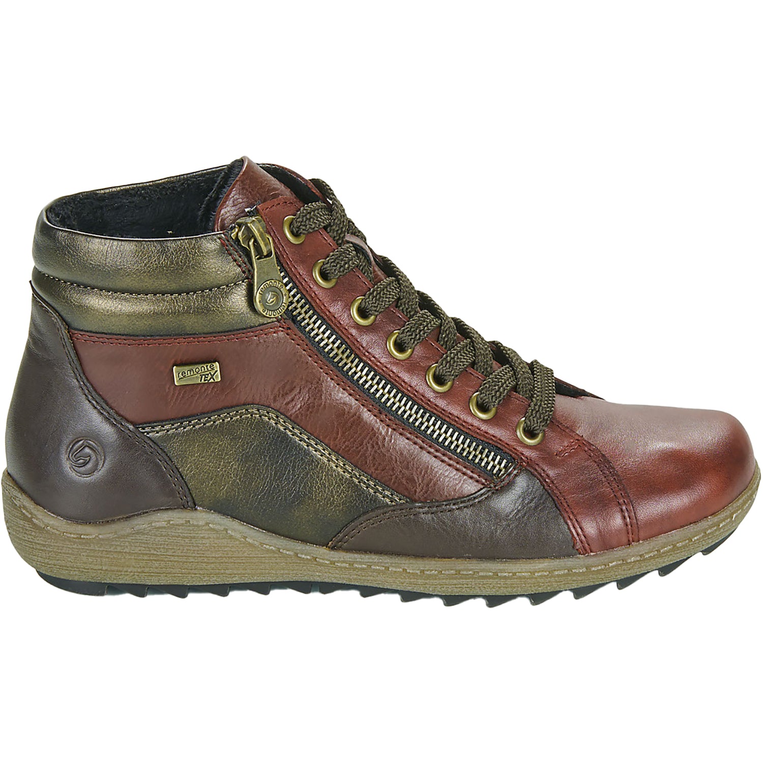 Womens Remonte Women's Remonte R1458-35 Liv Vino/Havanna/Vino Leather Vino/Havanna/Vino Leather