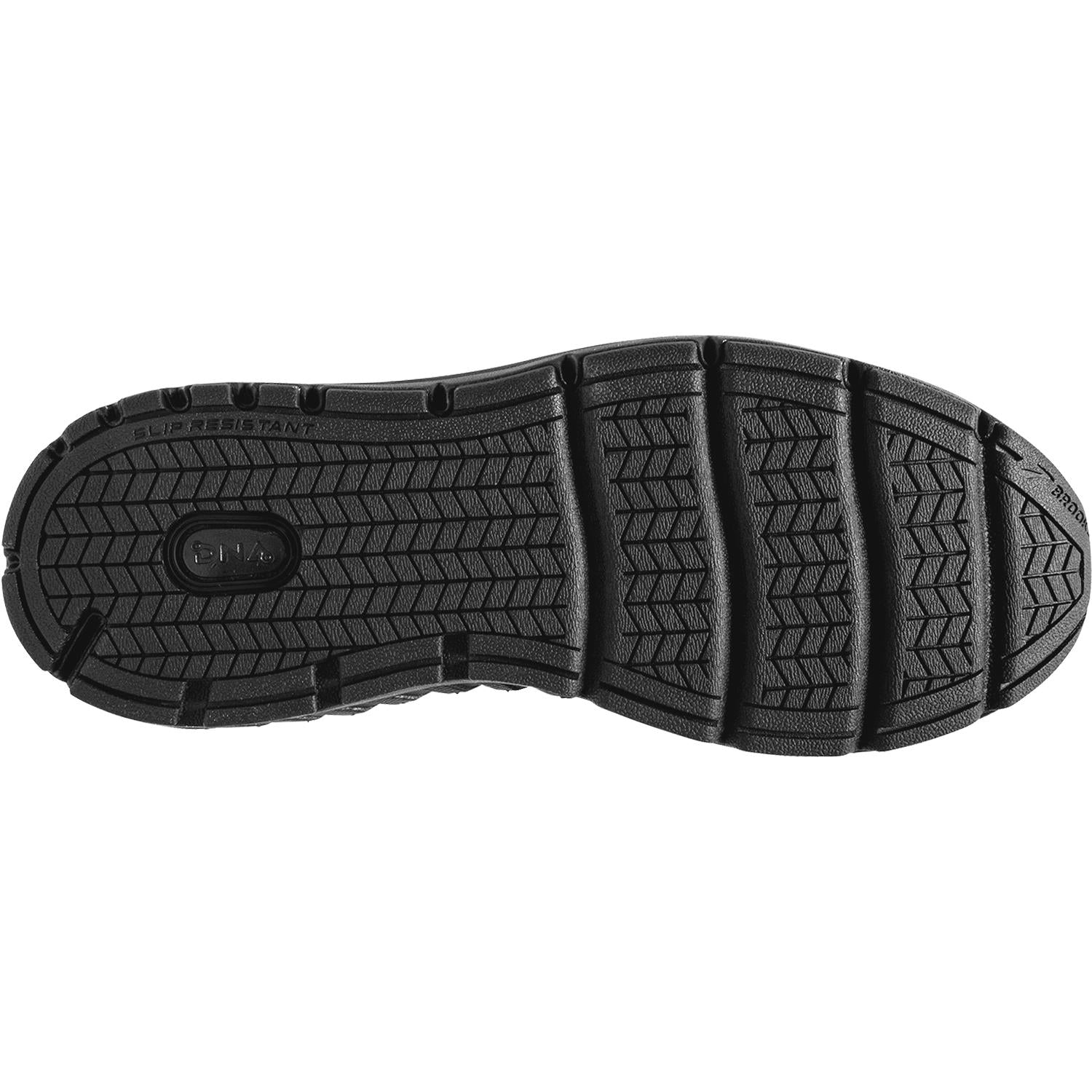 Mens Brooks Men's Brooks Addiction Walker 2 Black/Black Leather Black/Black Leather
