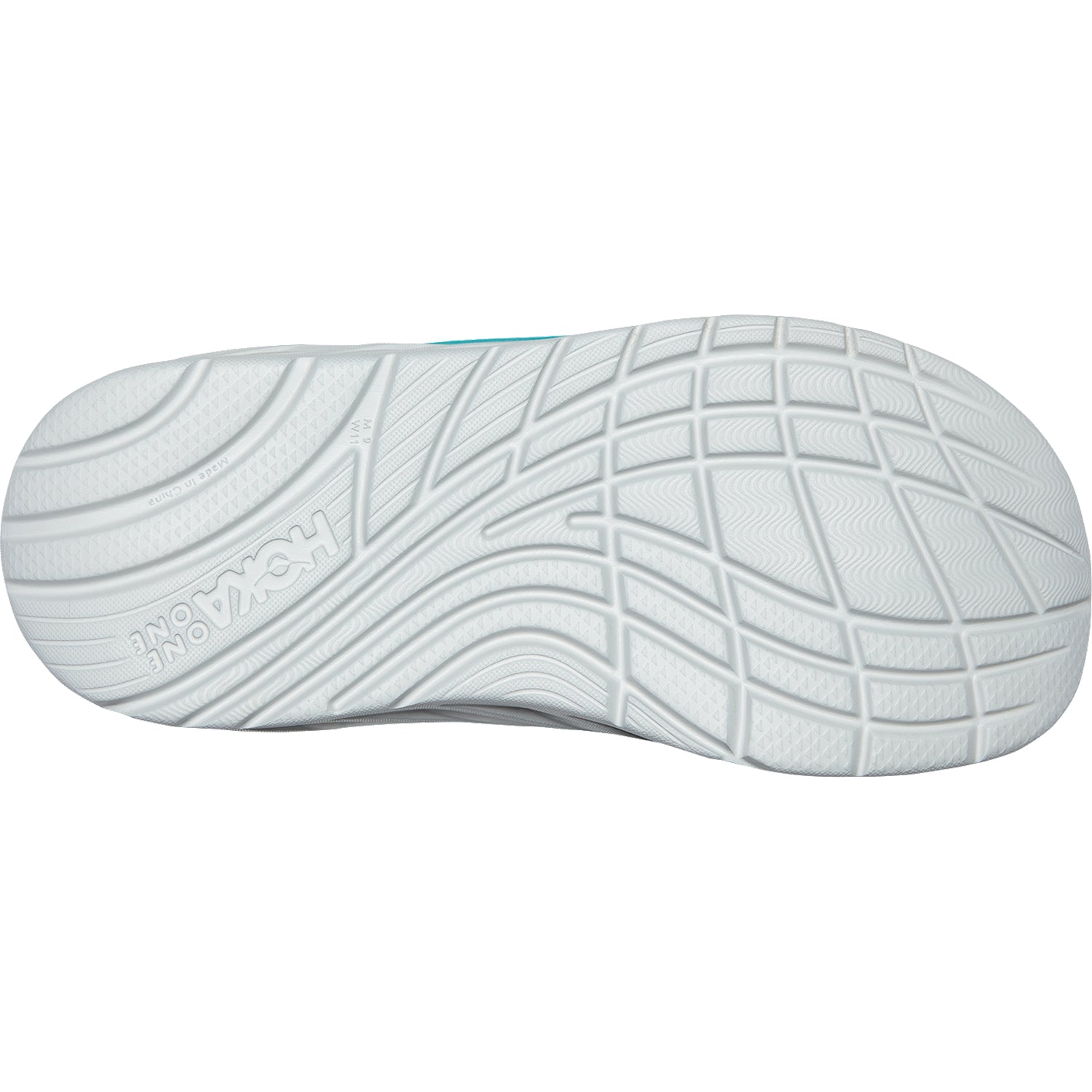Mens Hoka one one Men's Hoka Ora Recovery Slide Aquarelle/Blazing Orange EVA Aquarelle/Blazing Orange EVA