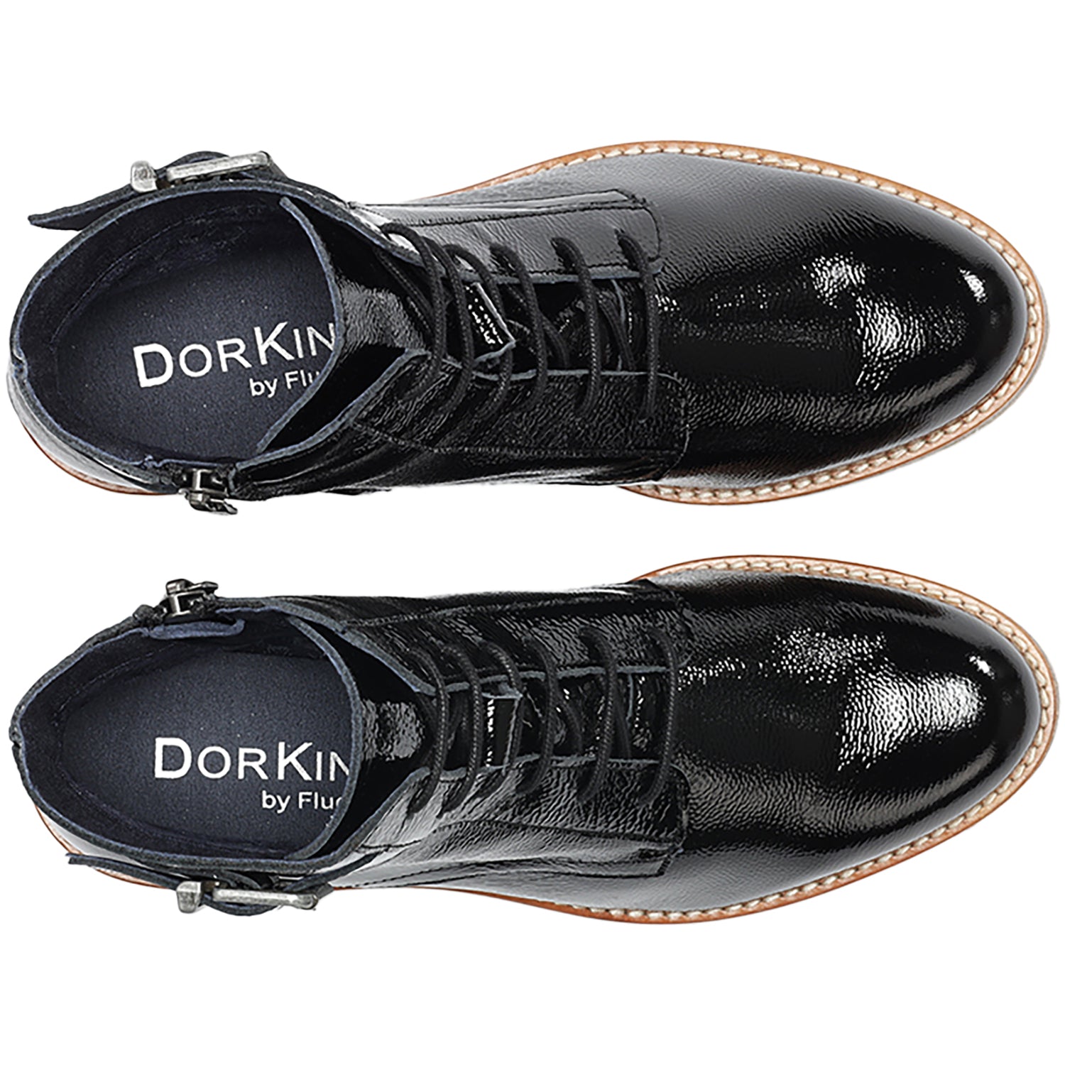Womens Dorking Women's Dorking Lucero D8686 Black Patent Leather Black Patent Leather