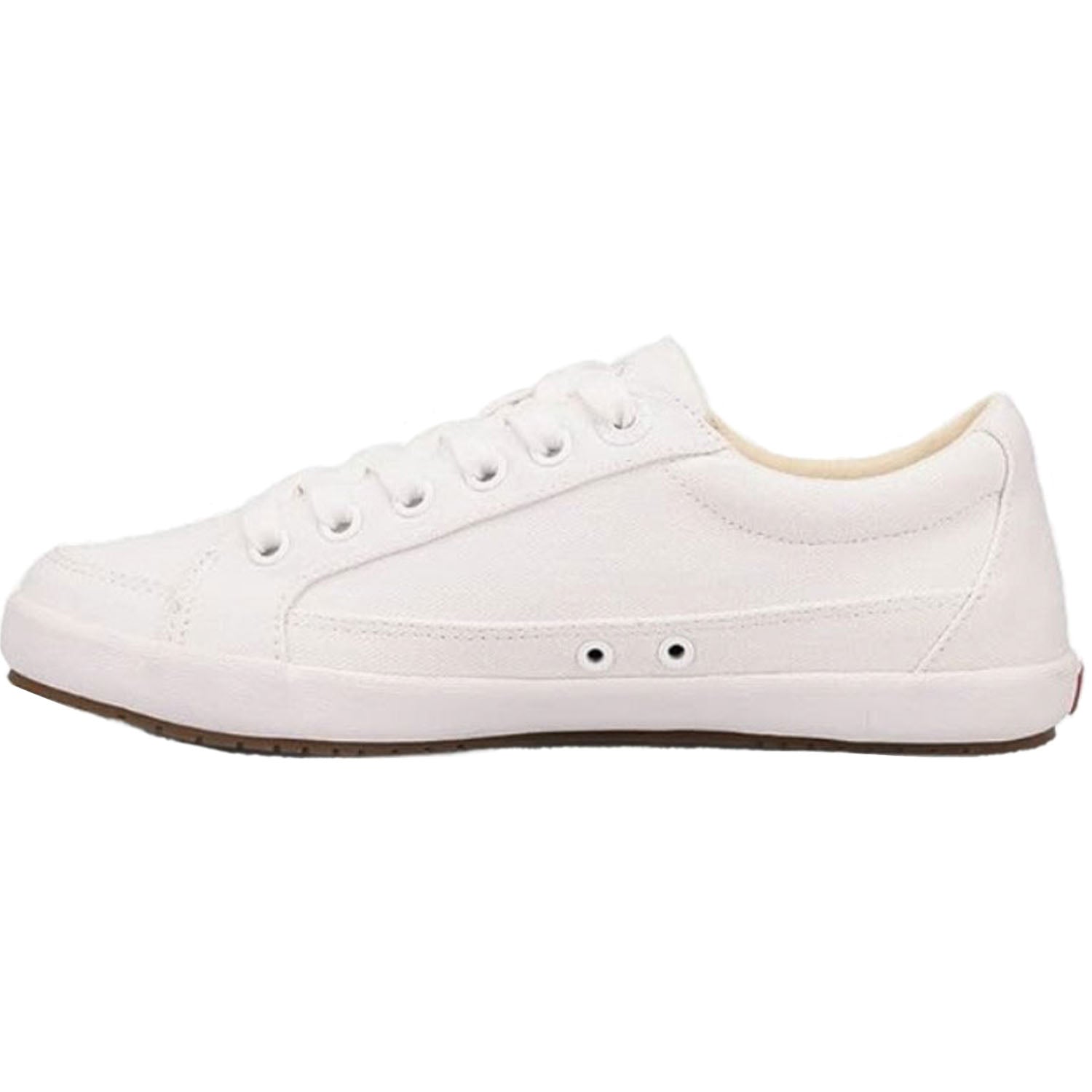 Womens Taos Women's Taos Moc Star 2 White Canvas White Canvas
