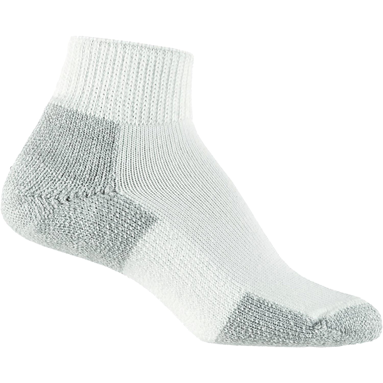 Unisex Thorlos Unisex Thorlo JMX Running Maximum Cushion Ankle Socks White/Platinum White/Platinum