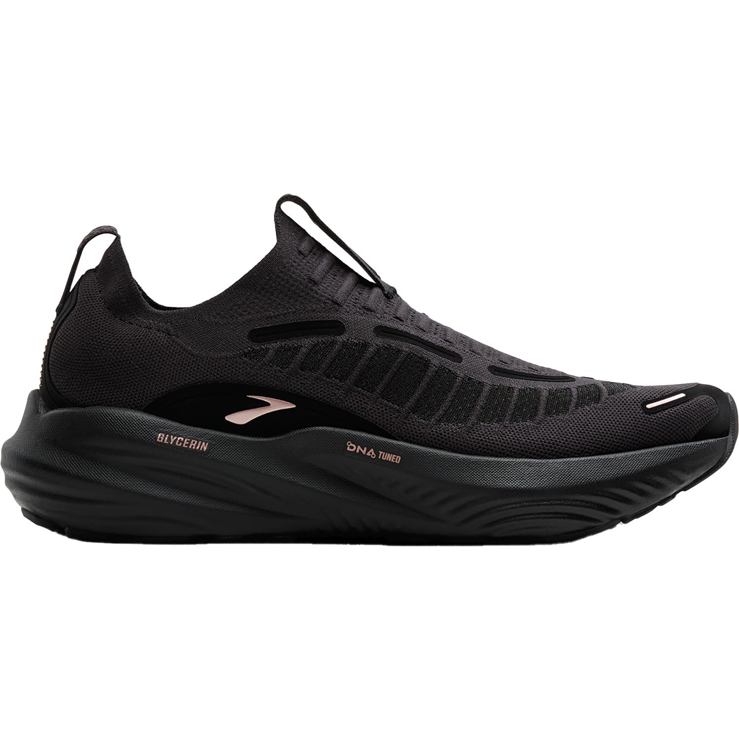 Womens Brooks Women's Brooks Glycerin 22 SE Black/Metallic Rose Gold Black/Metallic Rose Gold