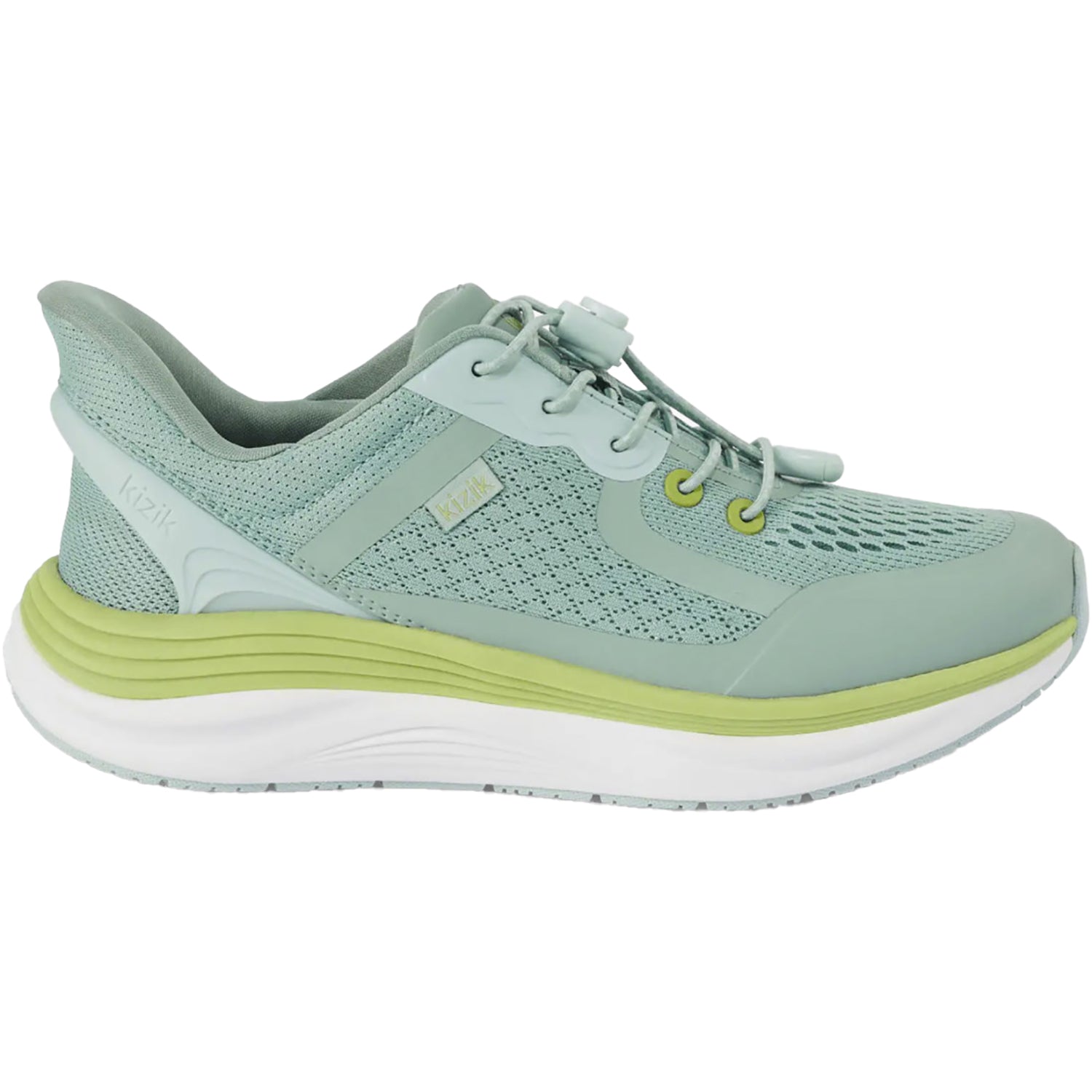 Womens Kizik Women's Kizik London Surf Spray/Granite Green Mesh Surf Spray/Granite Green Mesh