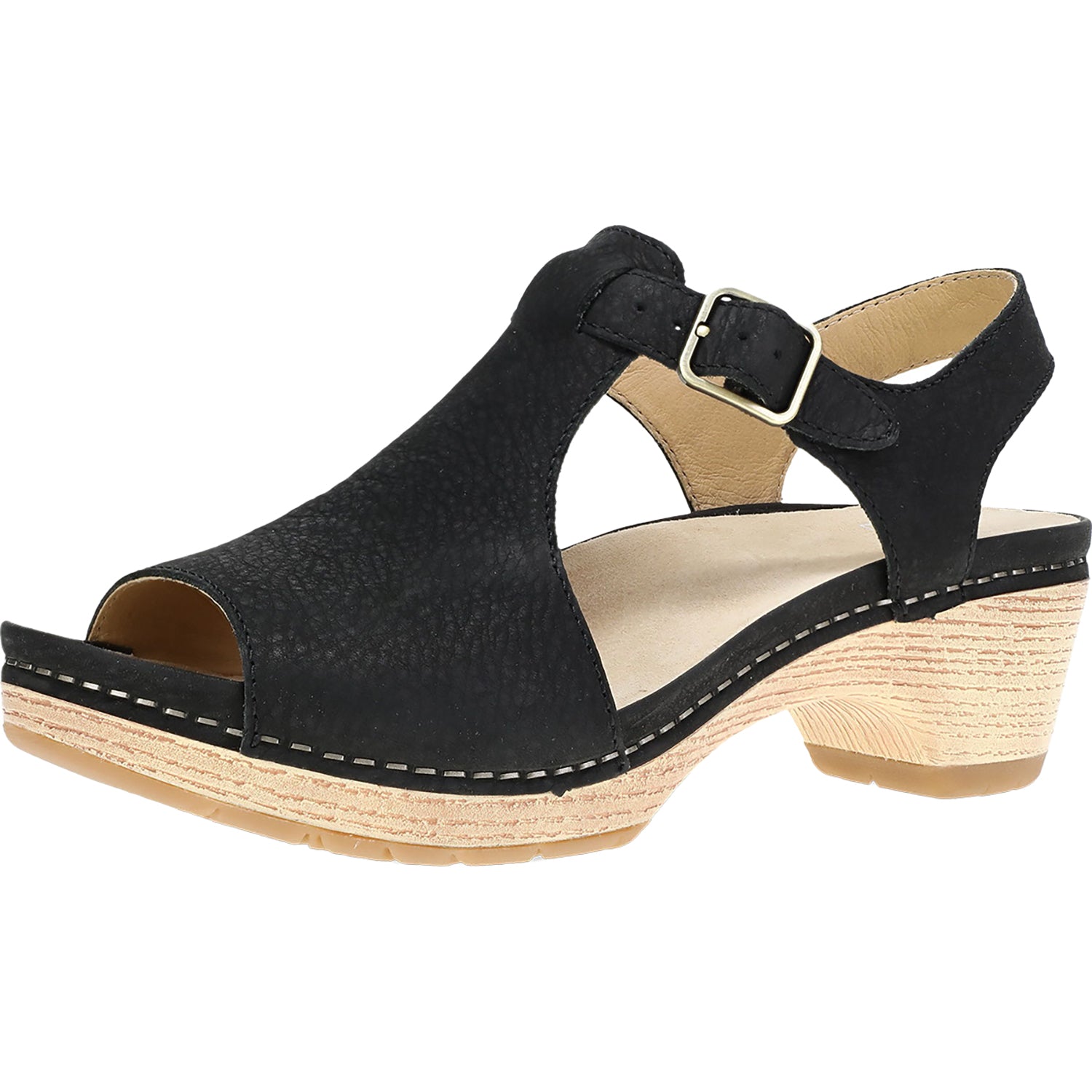 Womens Dansko Women's Dansko Laverne Black Milled Nubuck Black Milled Nubuck