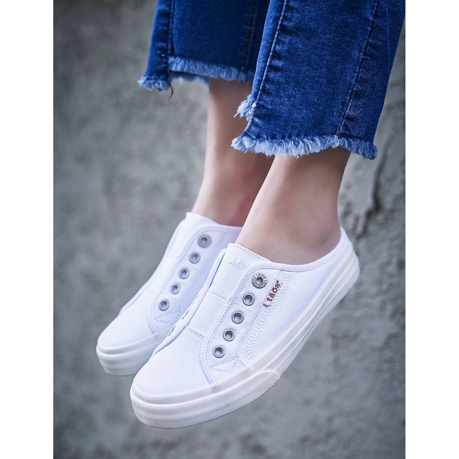 Womens Taos Women's Taos EZ Soul White Canvas White Canvas