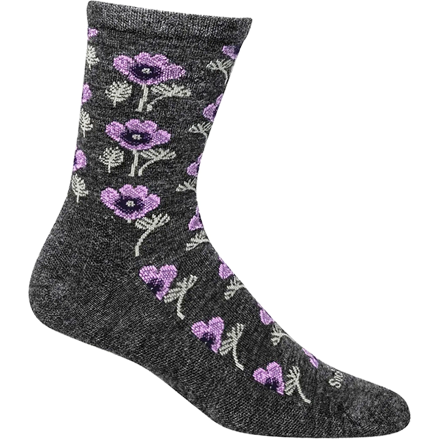 Womens Sockwell Women's Sockwell Poppy Charcoal Crew Socks Charcoal