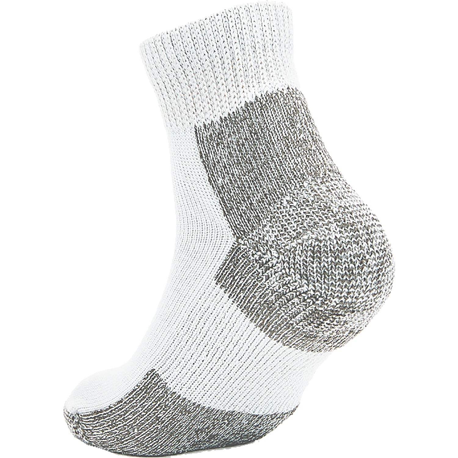 Unisex Thorlos Unisex Thorlo JMX Running Maximum Cushion Ankle Socks White/Platinum White/Platinum