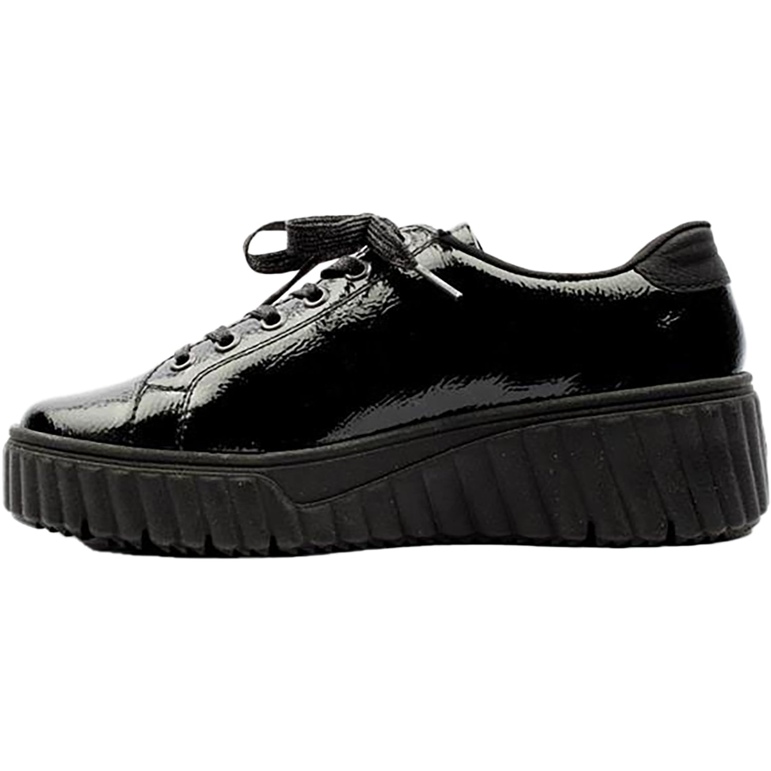 Womens Rieker Women's Rieker N2501-00 Nero/Schwarz/Black Crashlack Patent Leather Nero/Schwarz/Black Crashlack Patent Leather