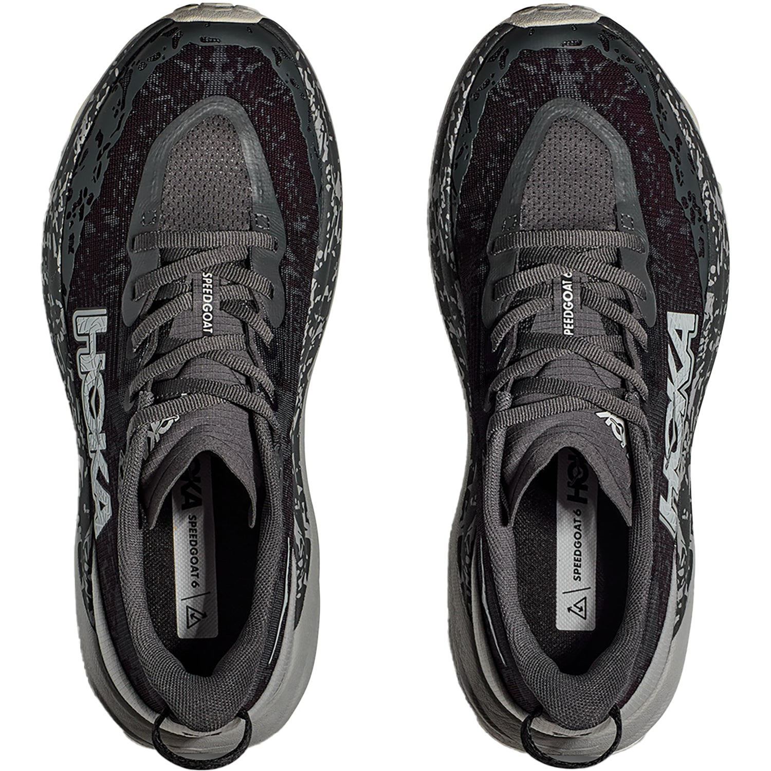 Womens Hoka one one Women's Hoka Speedgoat 6 Satellite Grey/Stardust Synthetic Satellite Grey/Stardust Synthetic