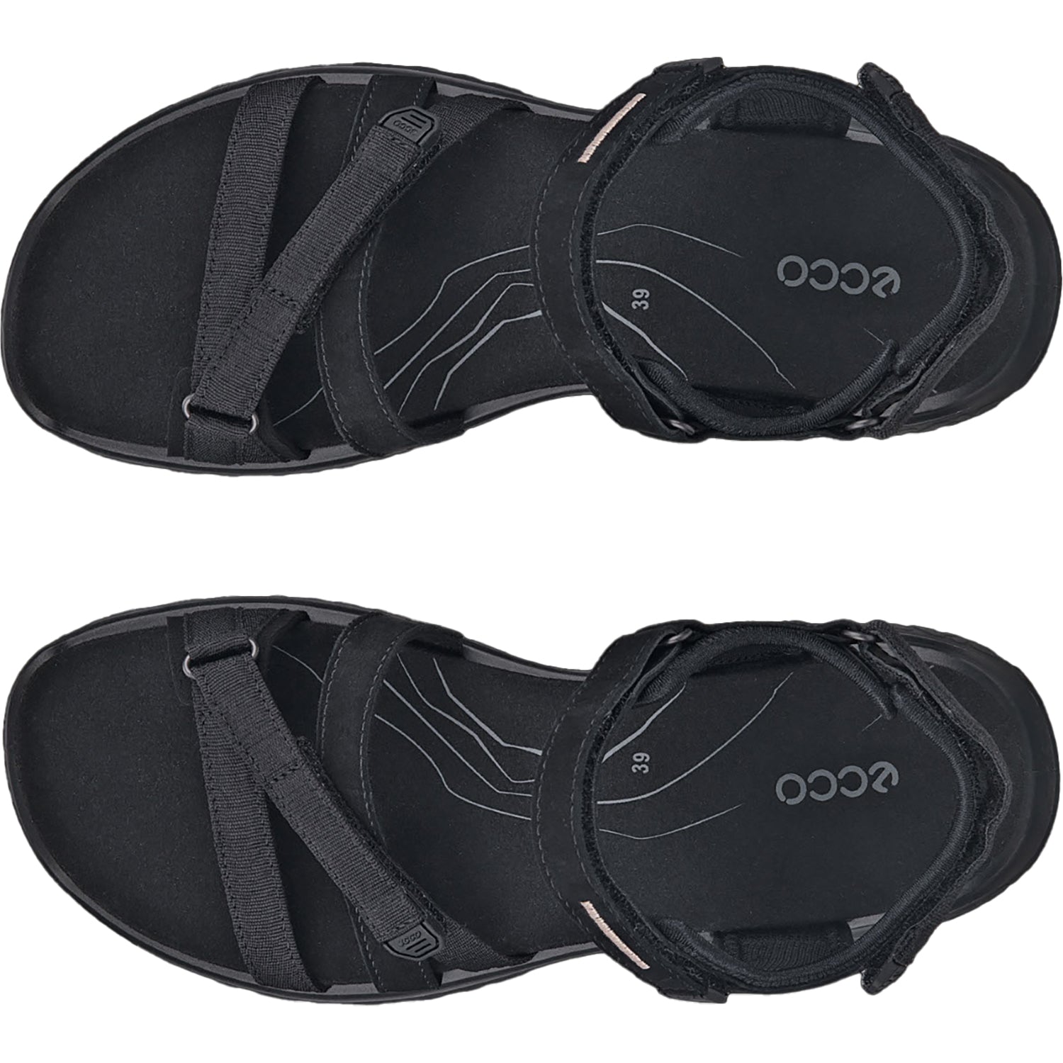 Womens Ecco Women's Ecco Offroad Roam Black/Black Leather Black/Black Leather